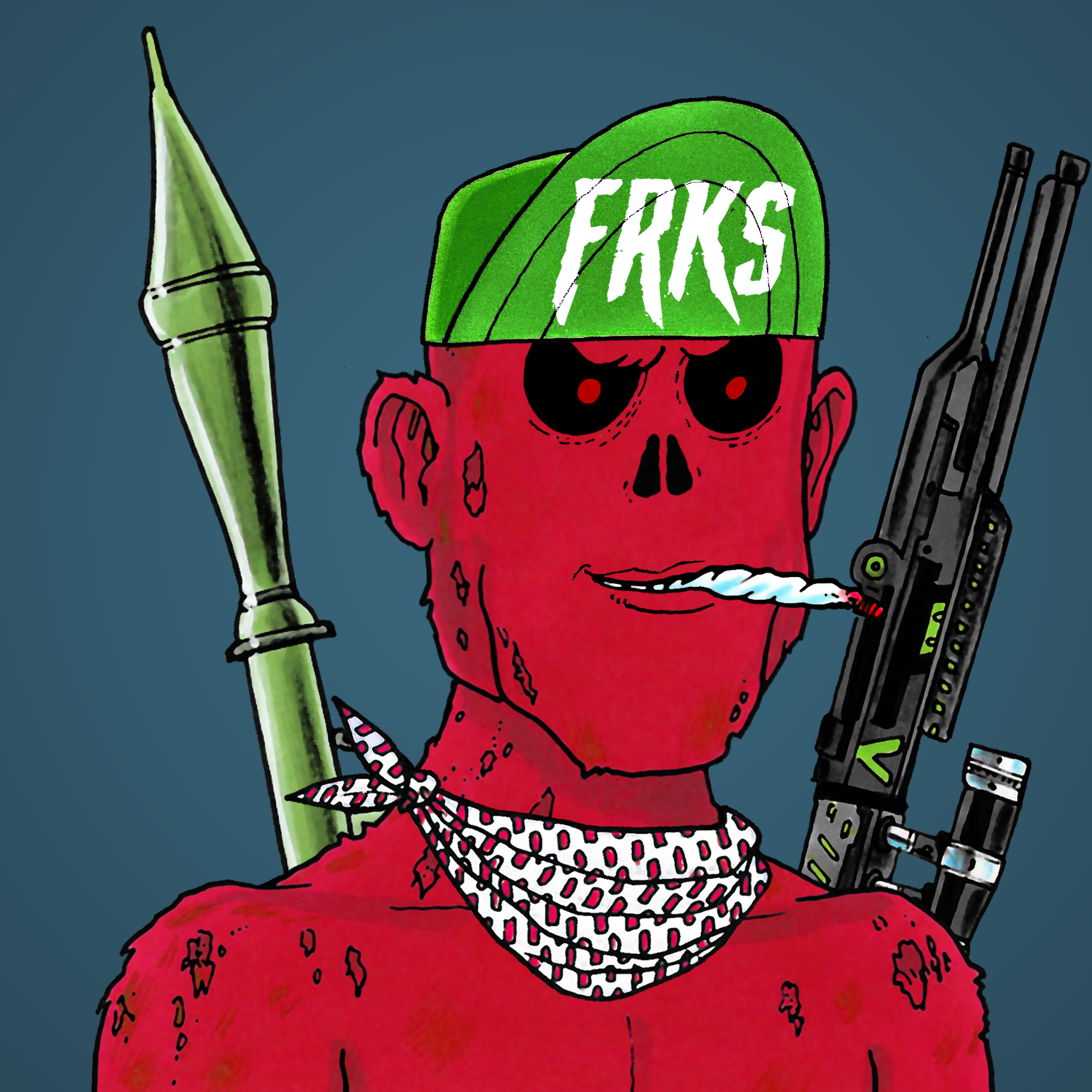 George Trosley - Jungle Freaks - Jungle Freak 4506 - NFT # 4506