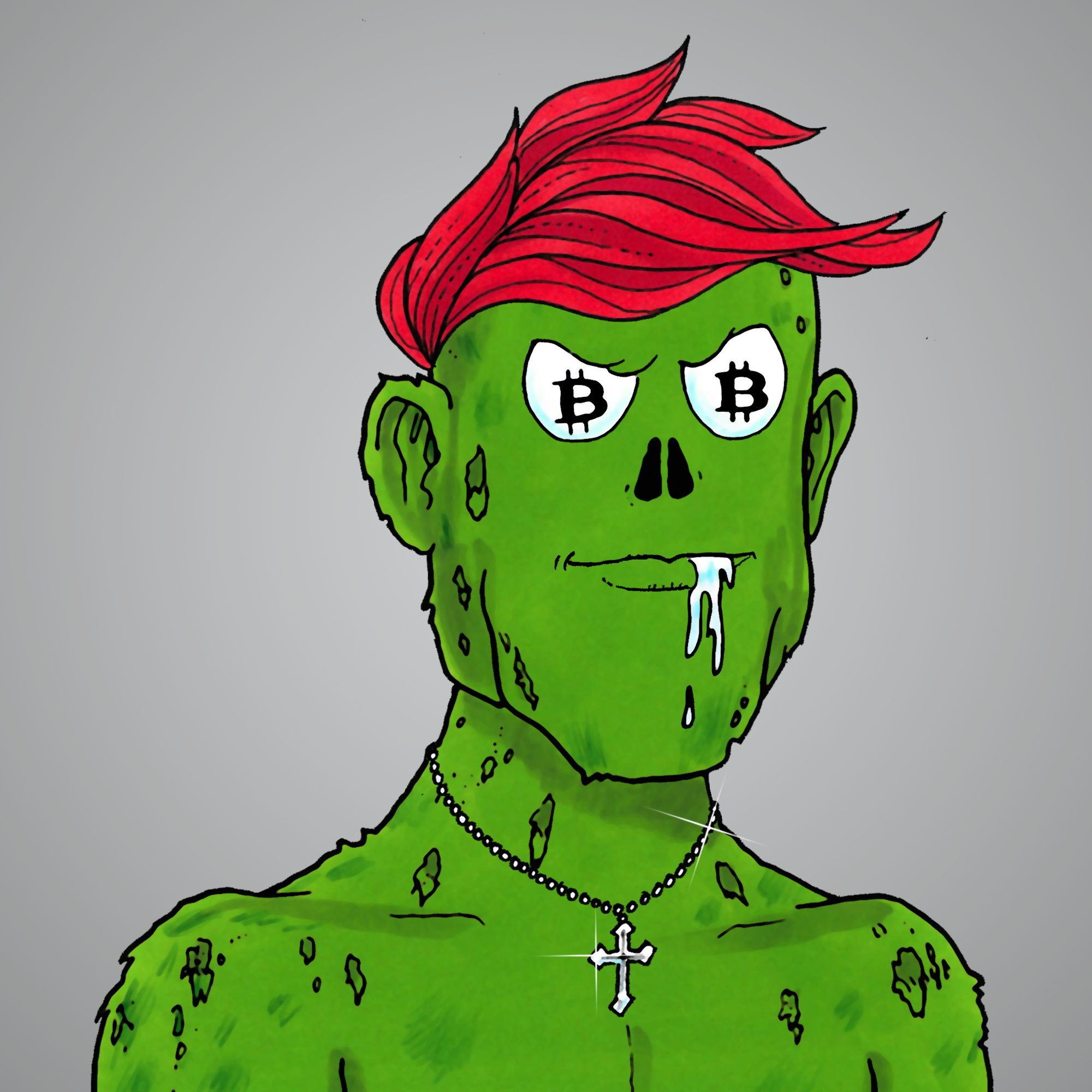 George Trosley - Jungle Freaks - Jungle Freak 4507 - NFT # 4507