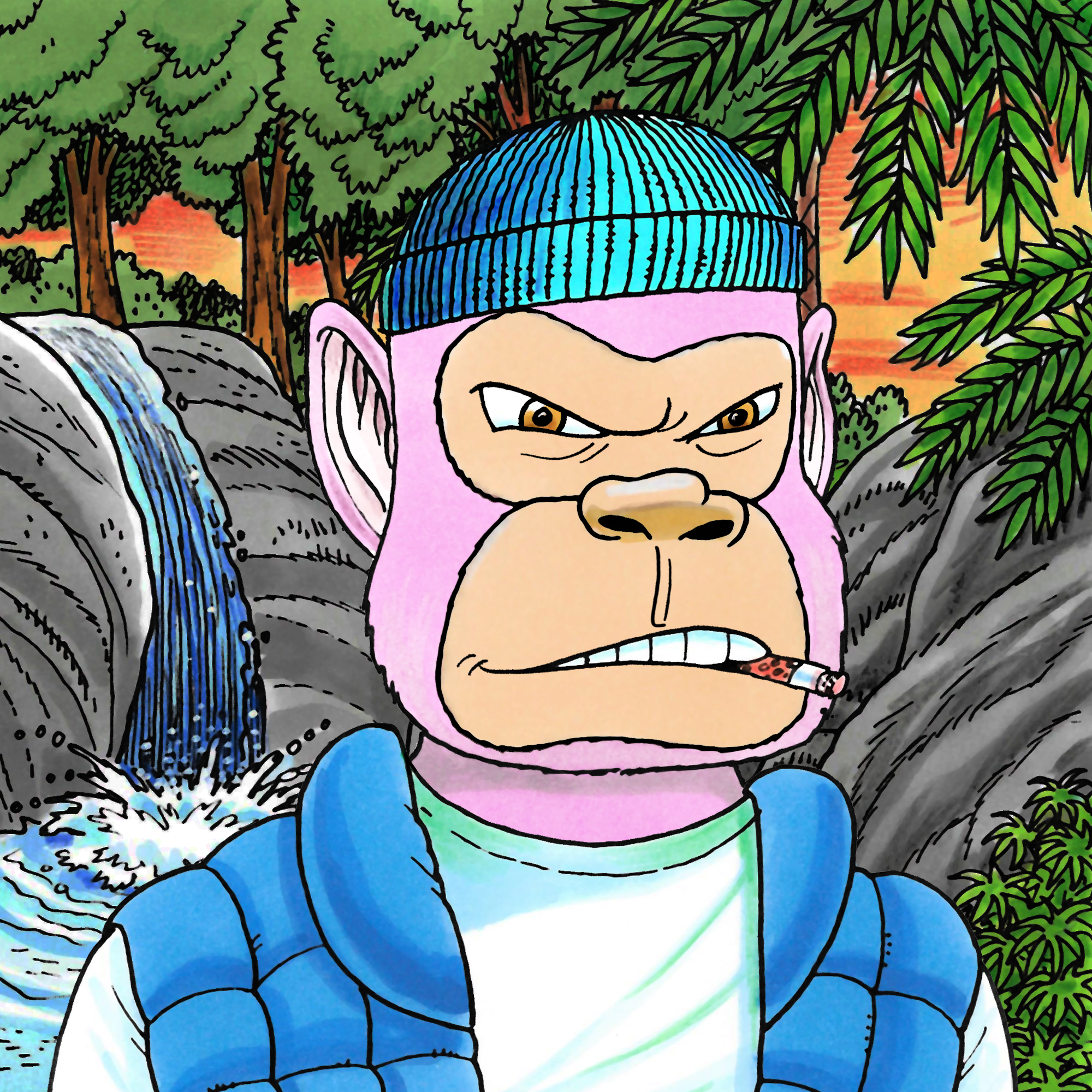 George Trosley - Jungle Freaks - Jungle Freak 4508 - NFT # 4508