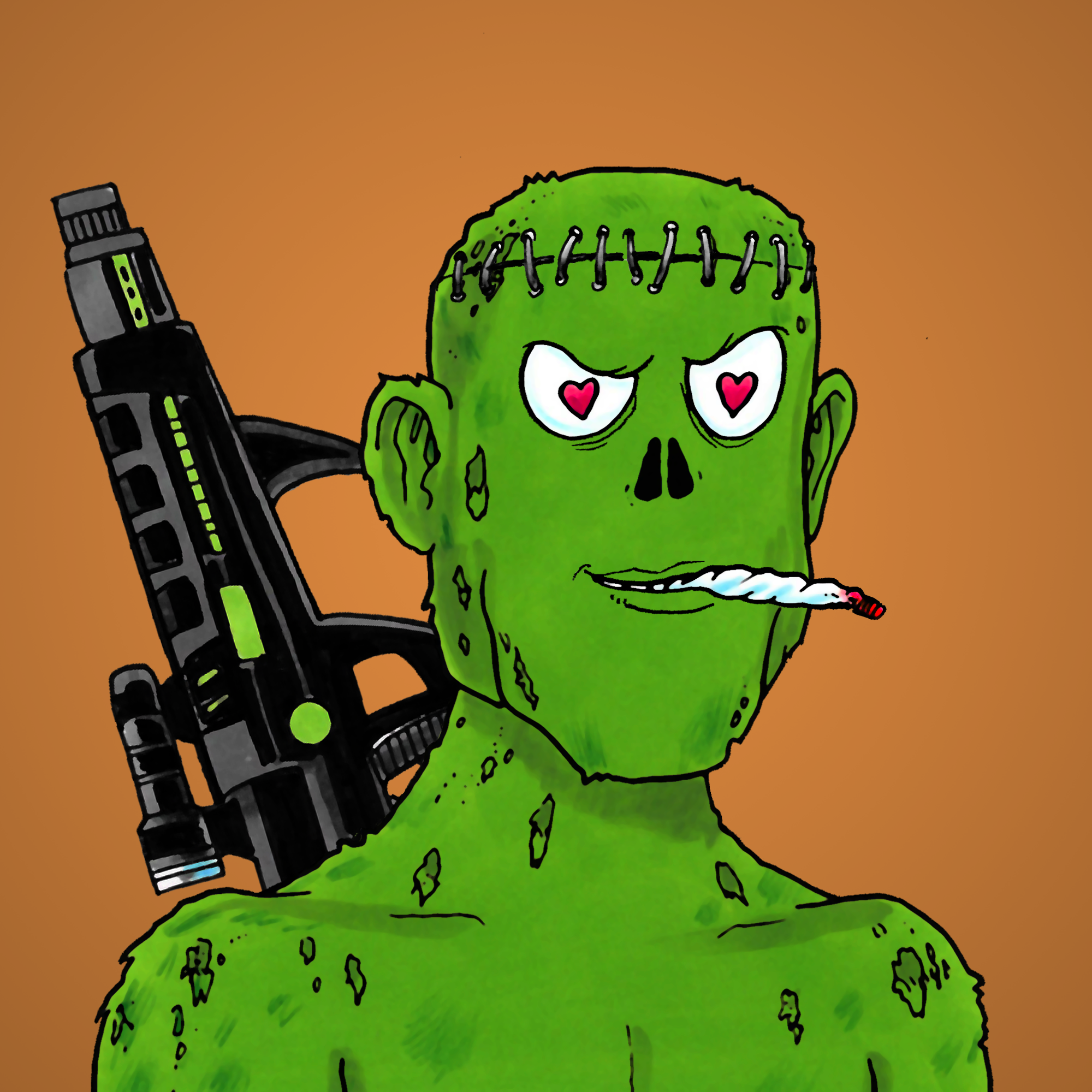 George Trosley - Jungle Freaks - Jungle Freak 451 - NFT # 451