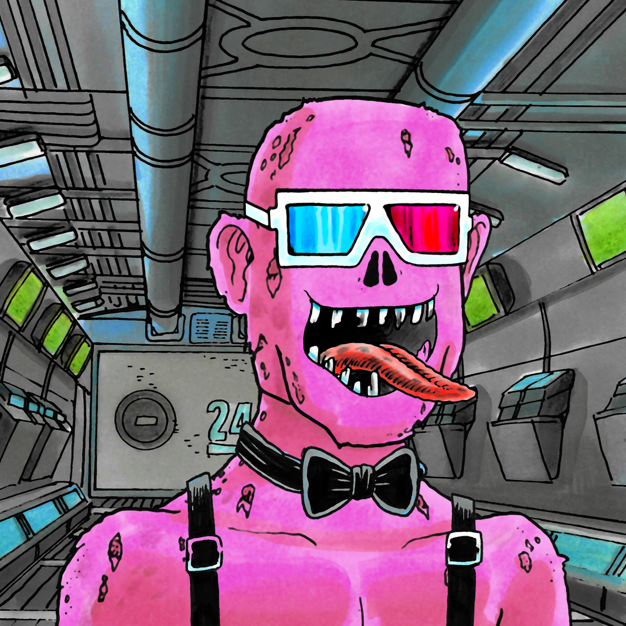 George Trosley - Jungle Freaks - Jungle Freak 4510 - NFT # 4510