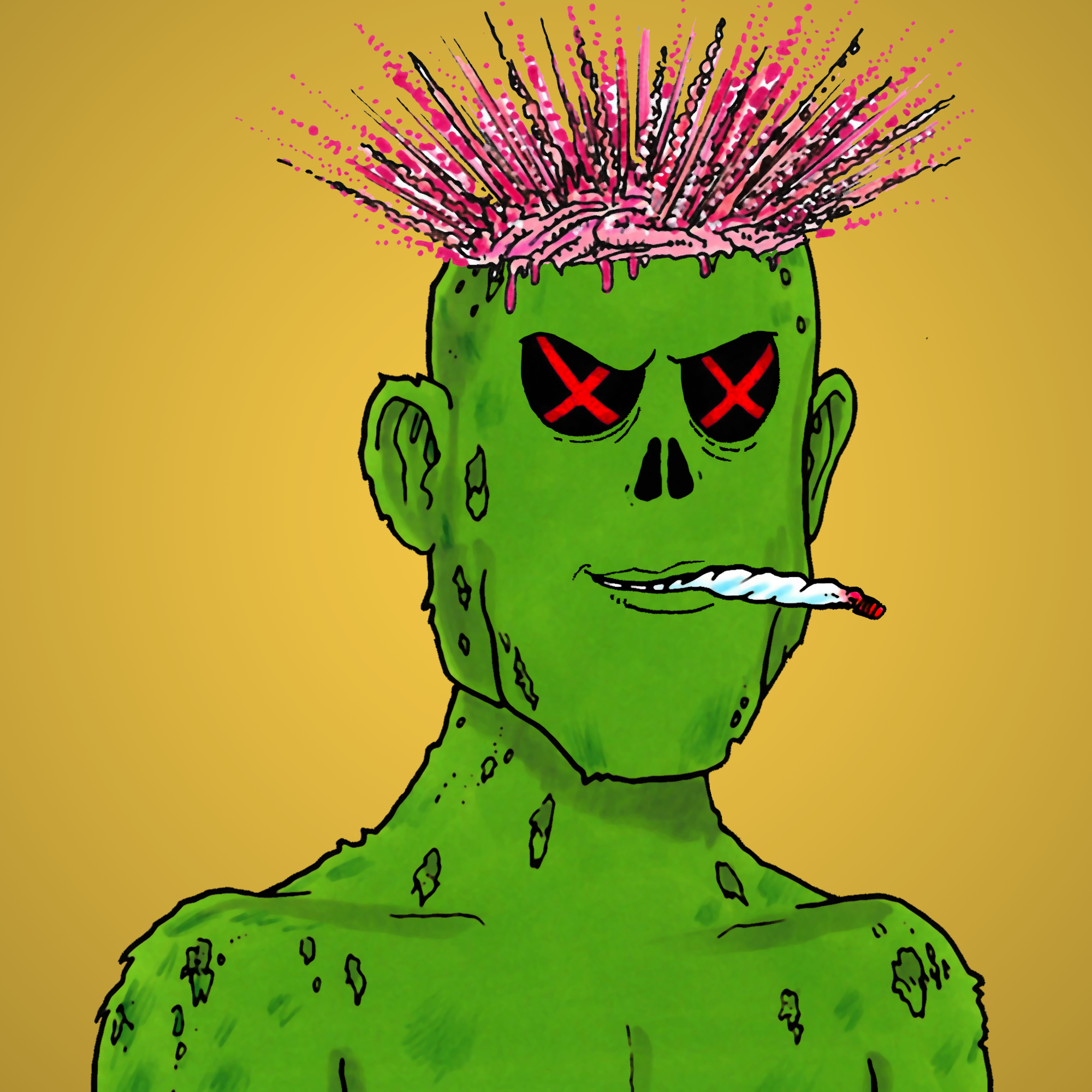 George Trosley - Jungle Freaks - Jungle Freak 4521 - NFT # 4521