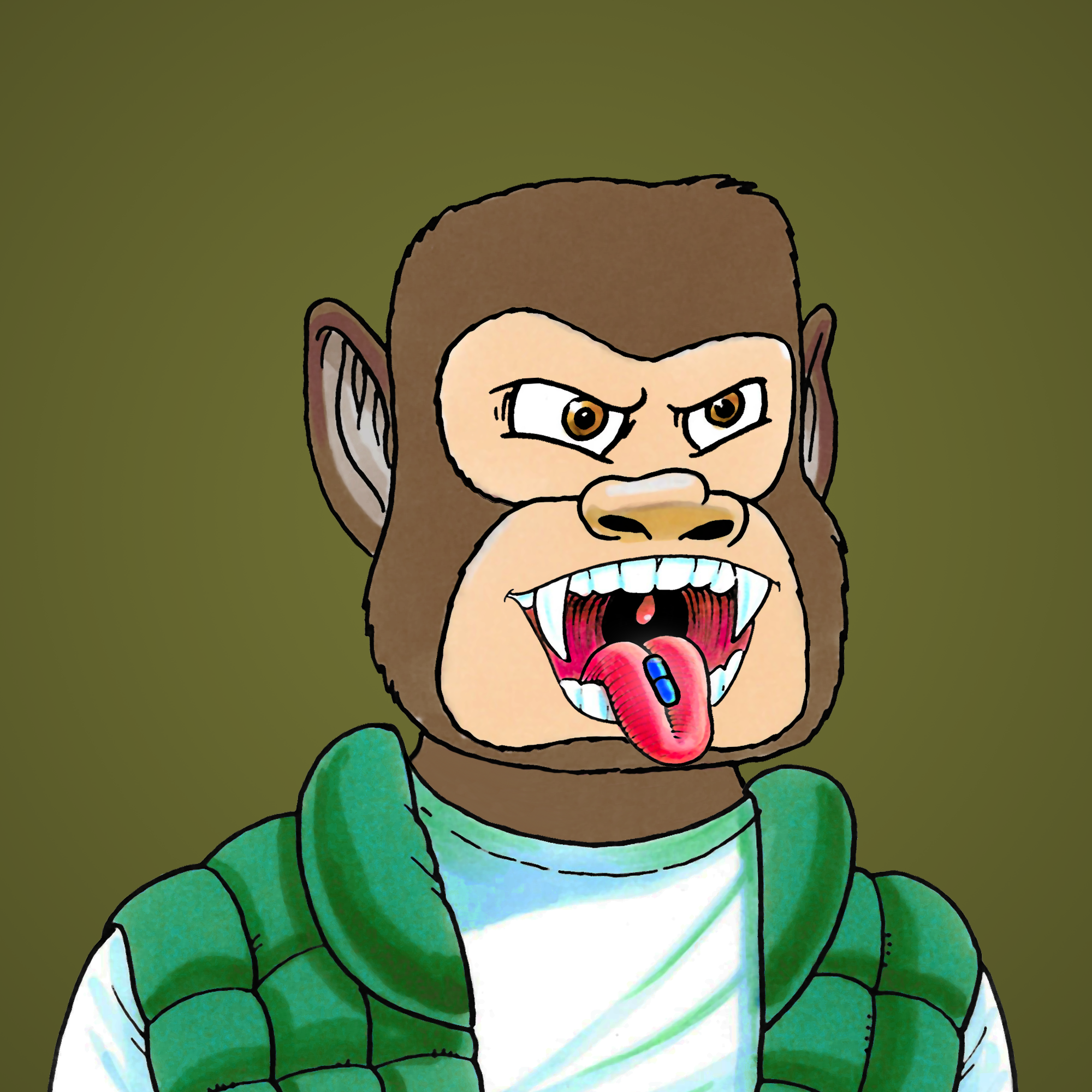 George Trosley - Jungle Freaks - Jungle Freak 4524 - NFT # 4524