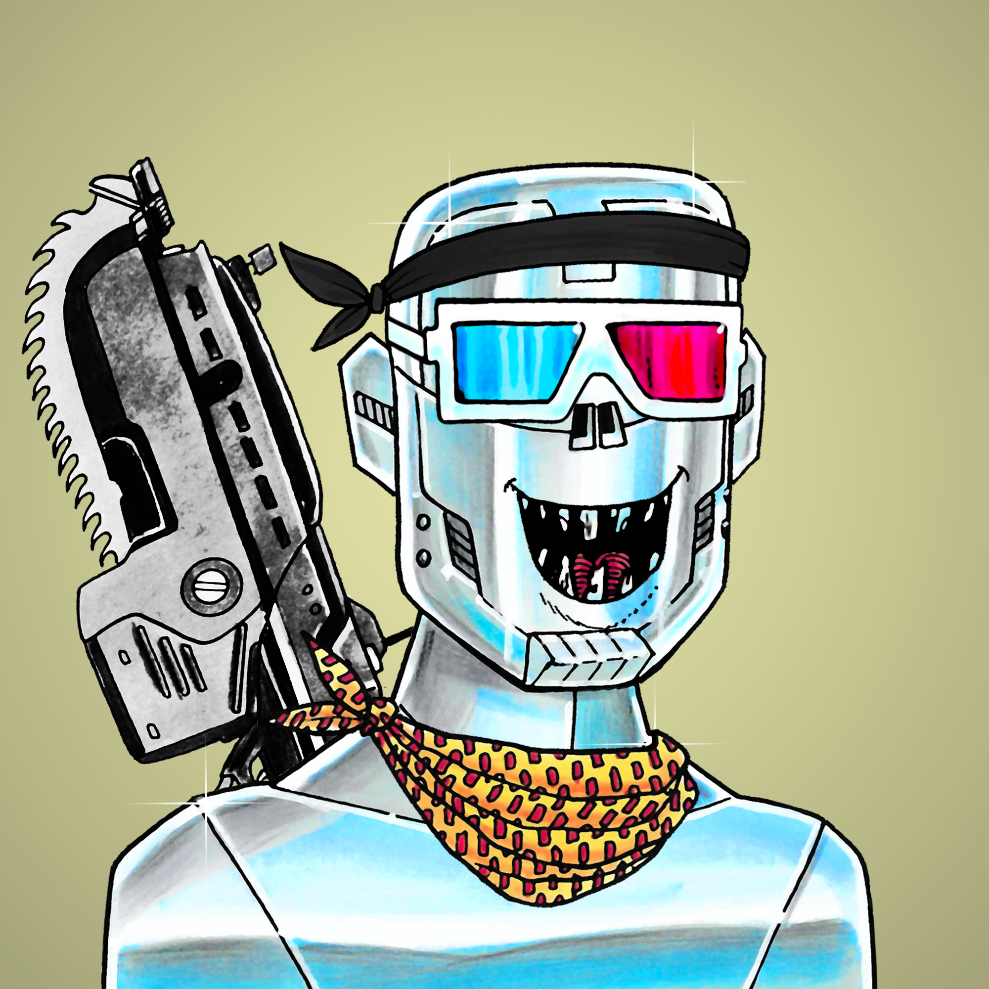 George Trosley - Jungle Freaks - Jungle Freak 453 - NFT # 453