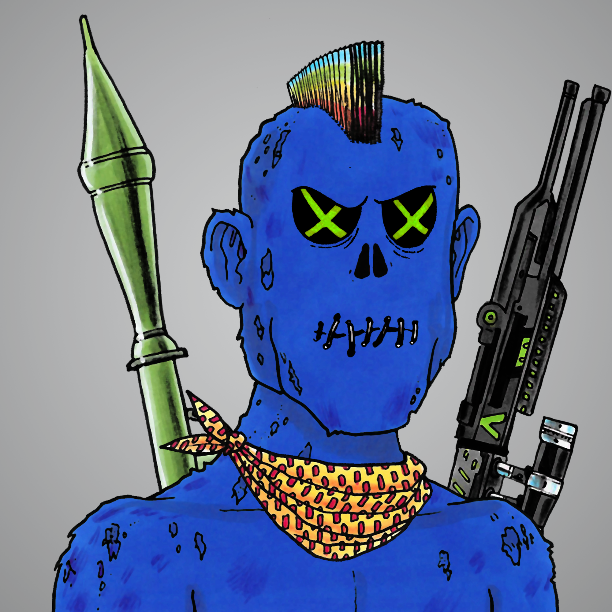 George Trosley - Jungle Freaks - Jungle Freak 4533 - NFT # 4533