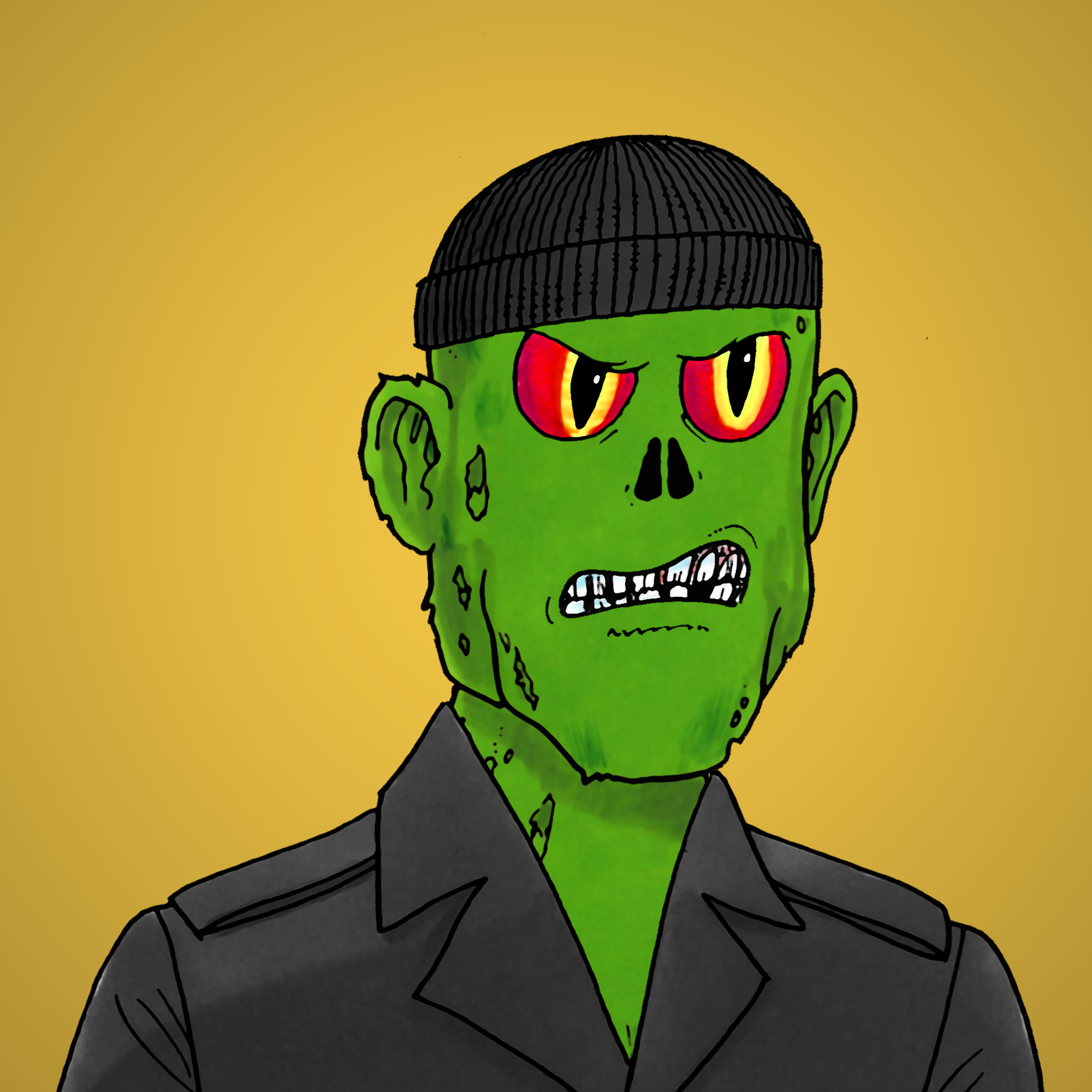 George Trosley - Jungle Freaks - Jungle Freak 4536 - NFT # 4536