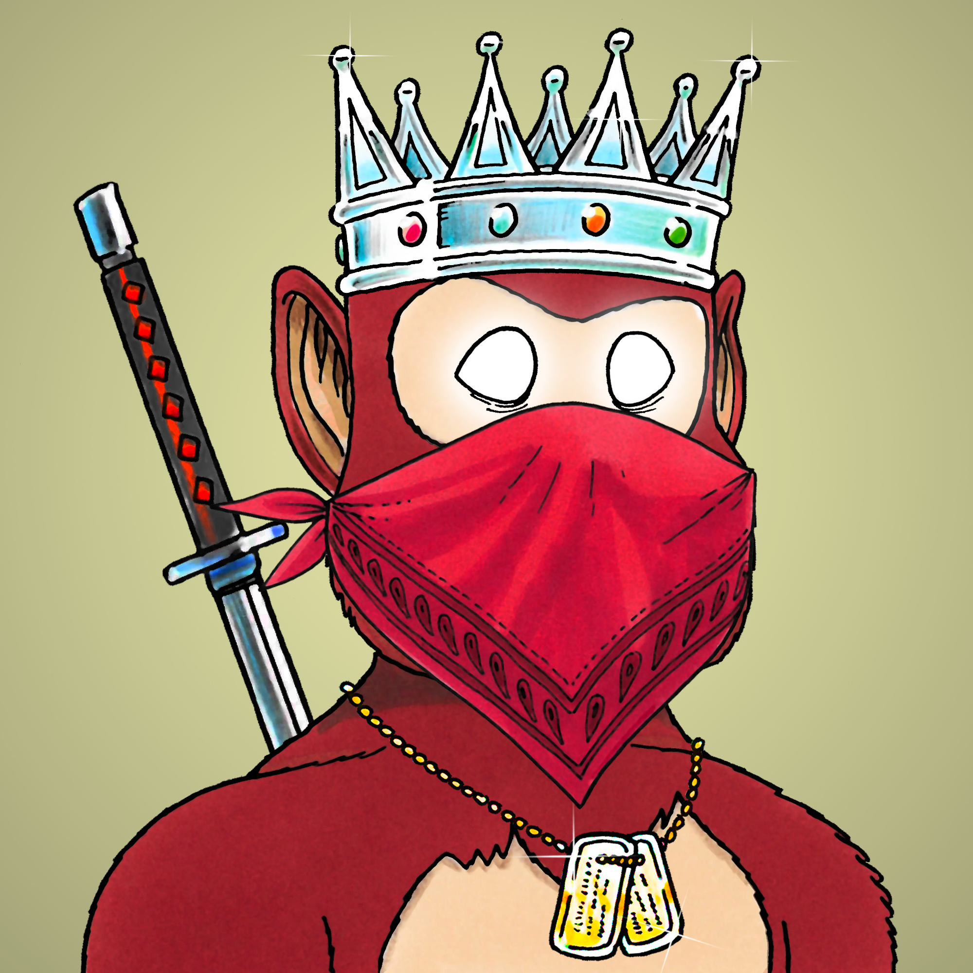 George Trosley - Jungle Freaks - Jungle Freak 4539 - NFT # 4539