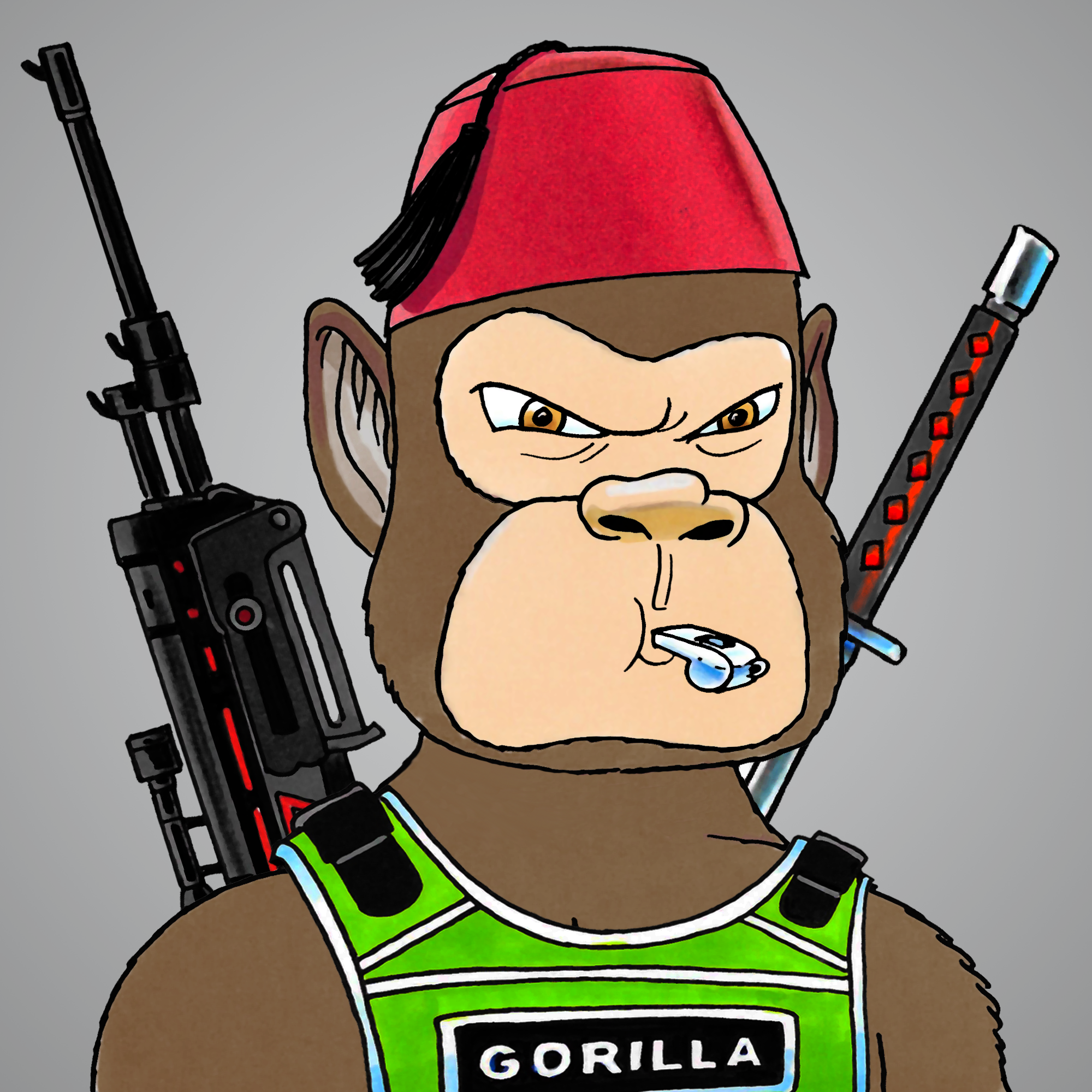 George Trosley - Jungle Freaks - Jungle Freak 4541 - NFT # 4541