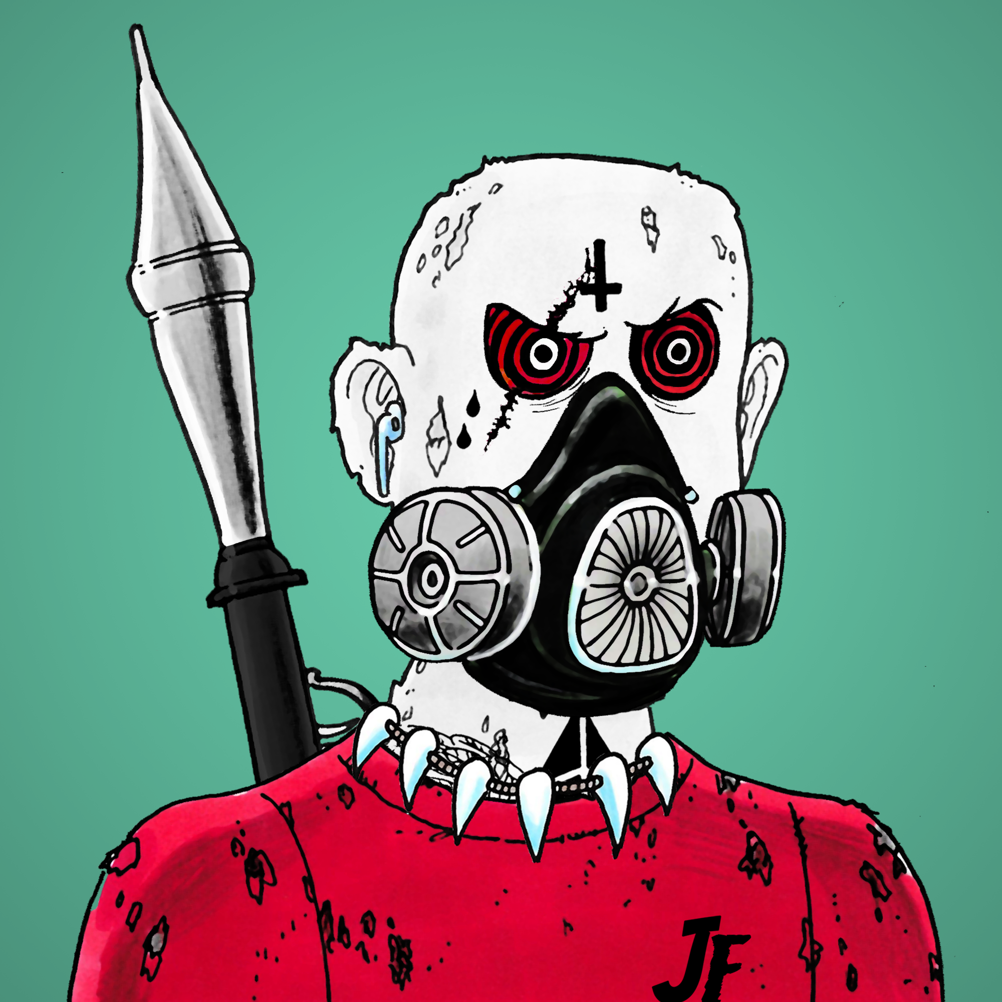 George Trosley - Jungle Freaks - Jungle Freak 4542 - NFT # 4542