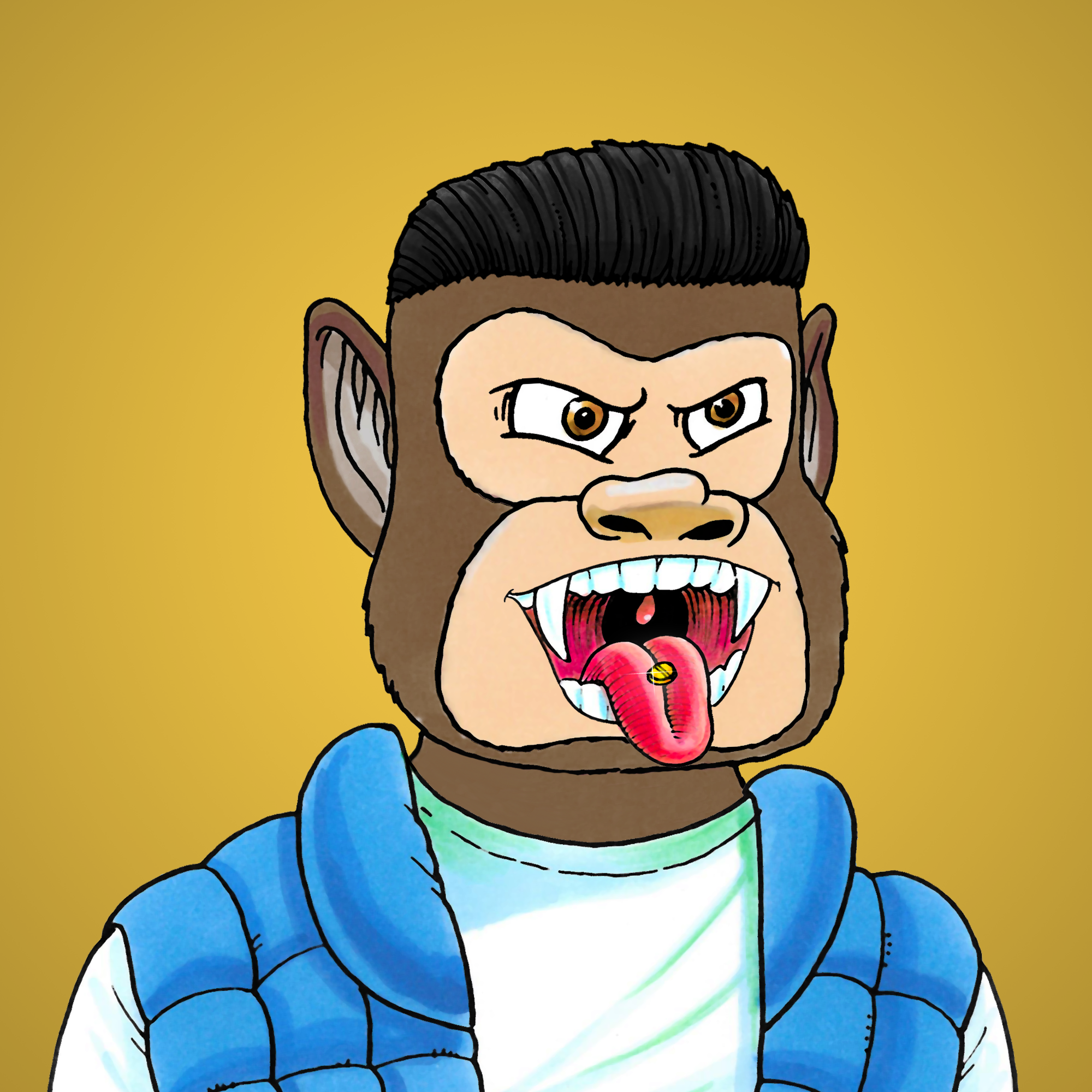 George Trosley - Jungle Freaks - Jungle Freak 4545 - NFT # 4545