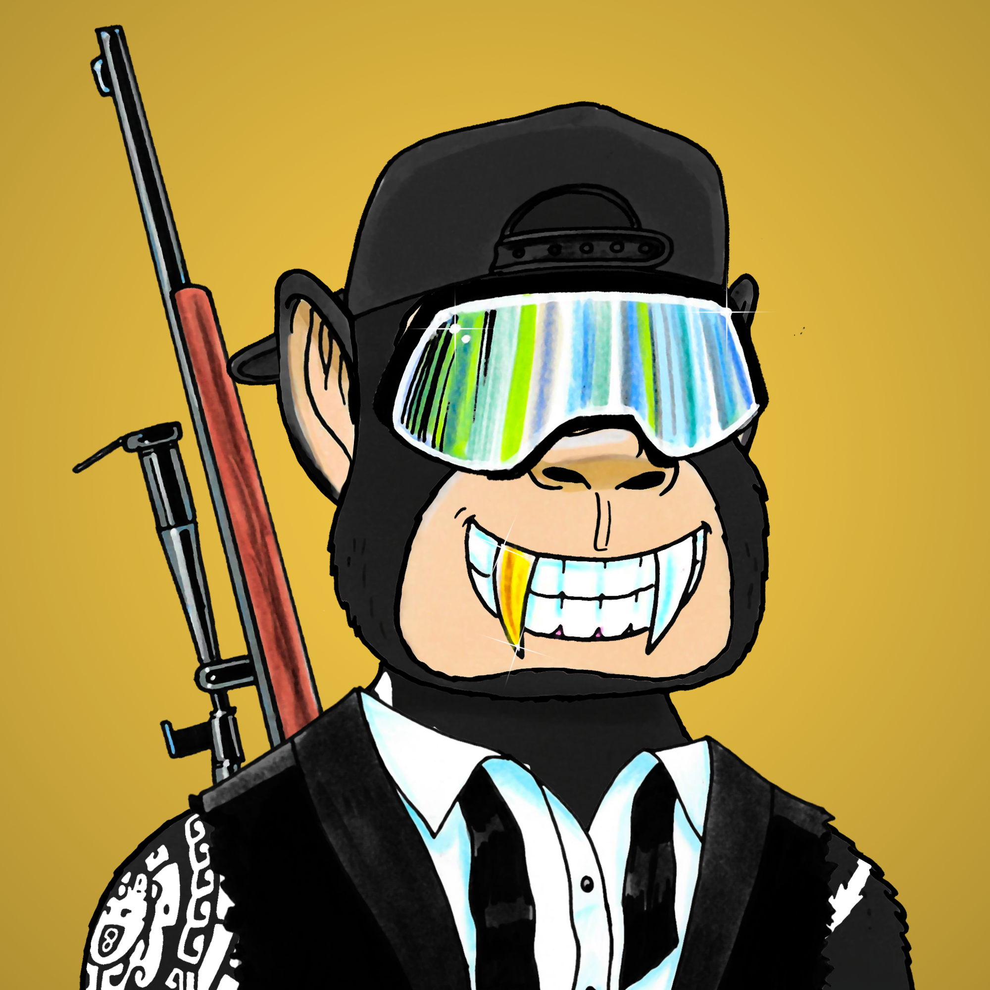 George Trosley - Jungle Freaks - Jungle Freak 4549 - NFT # 4549