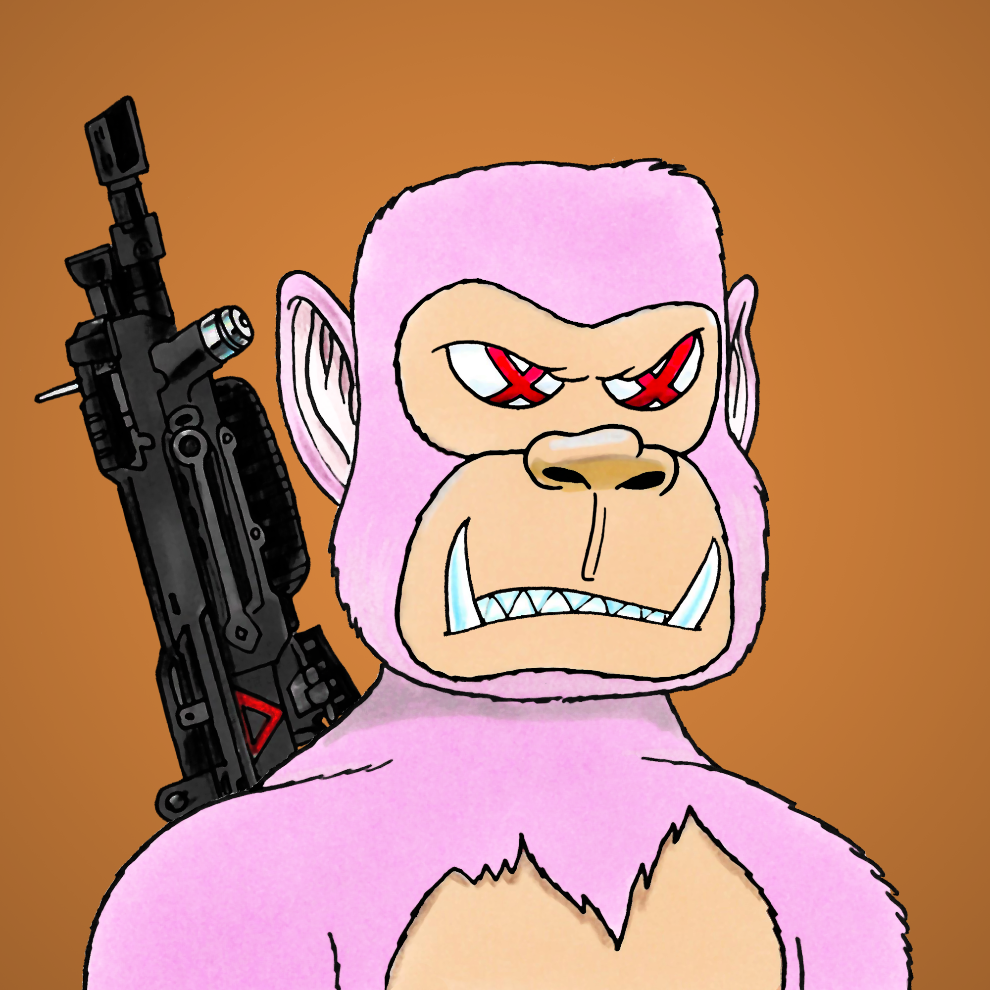 George Trosley - Jungle Freaks - Jungle Freak 455 - NFT # 455