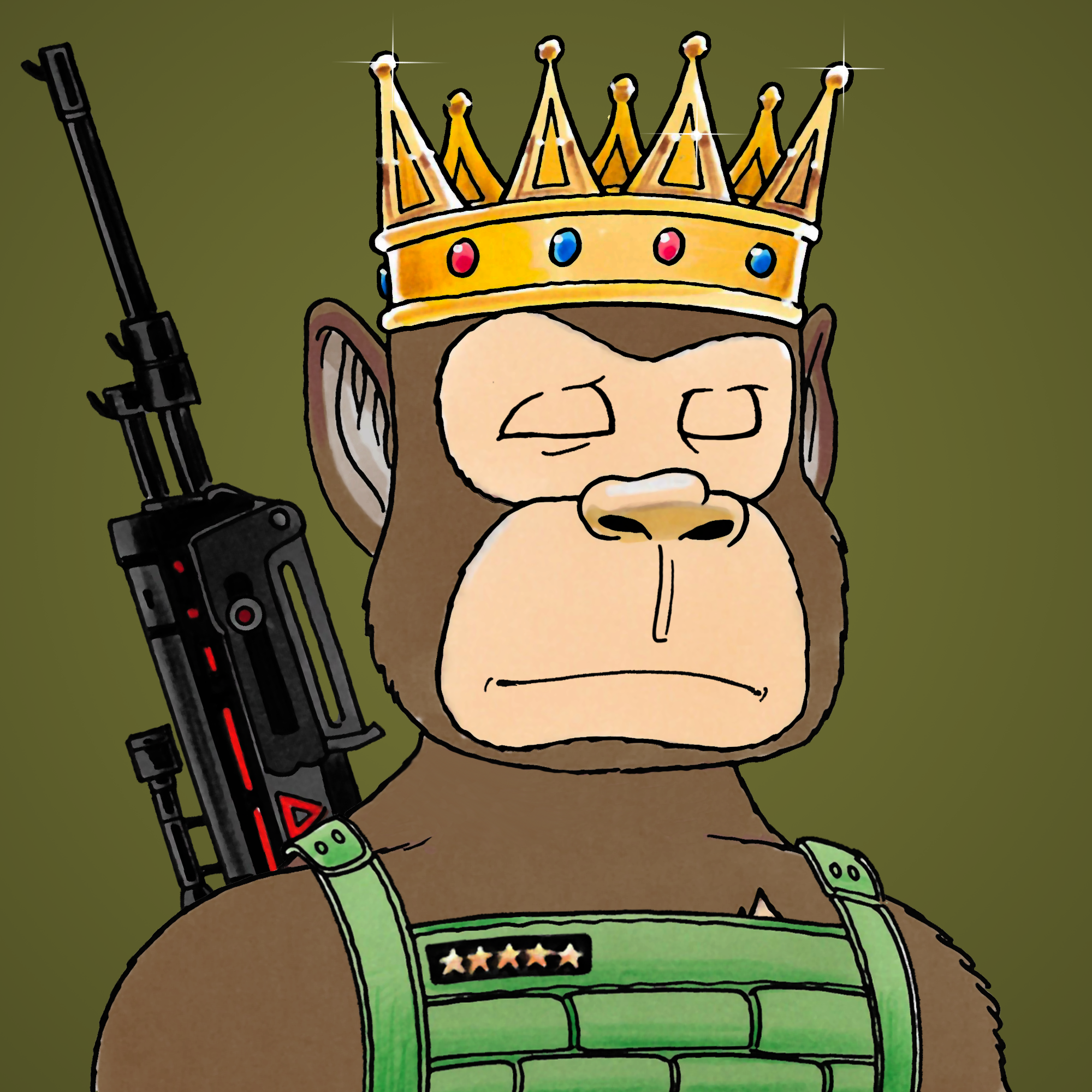 George Trosley - Jungle Freaks - Jungle Freak 4550 - NFT # 4550