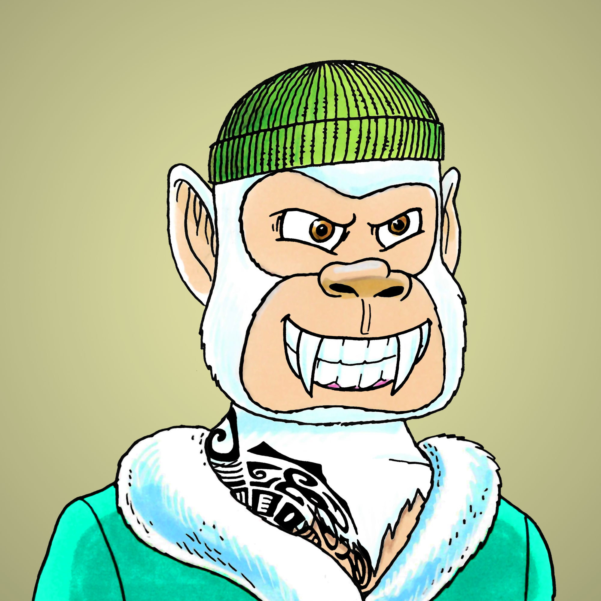 George Trosley - Jungle Freaks - Jungle Freak 4556 - NFT # 4556