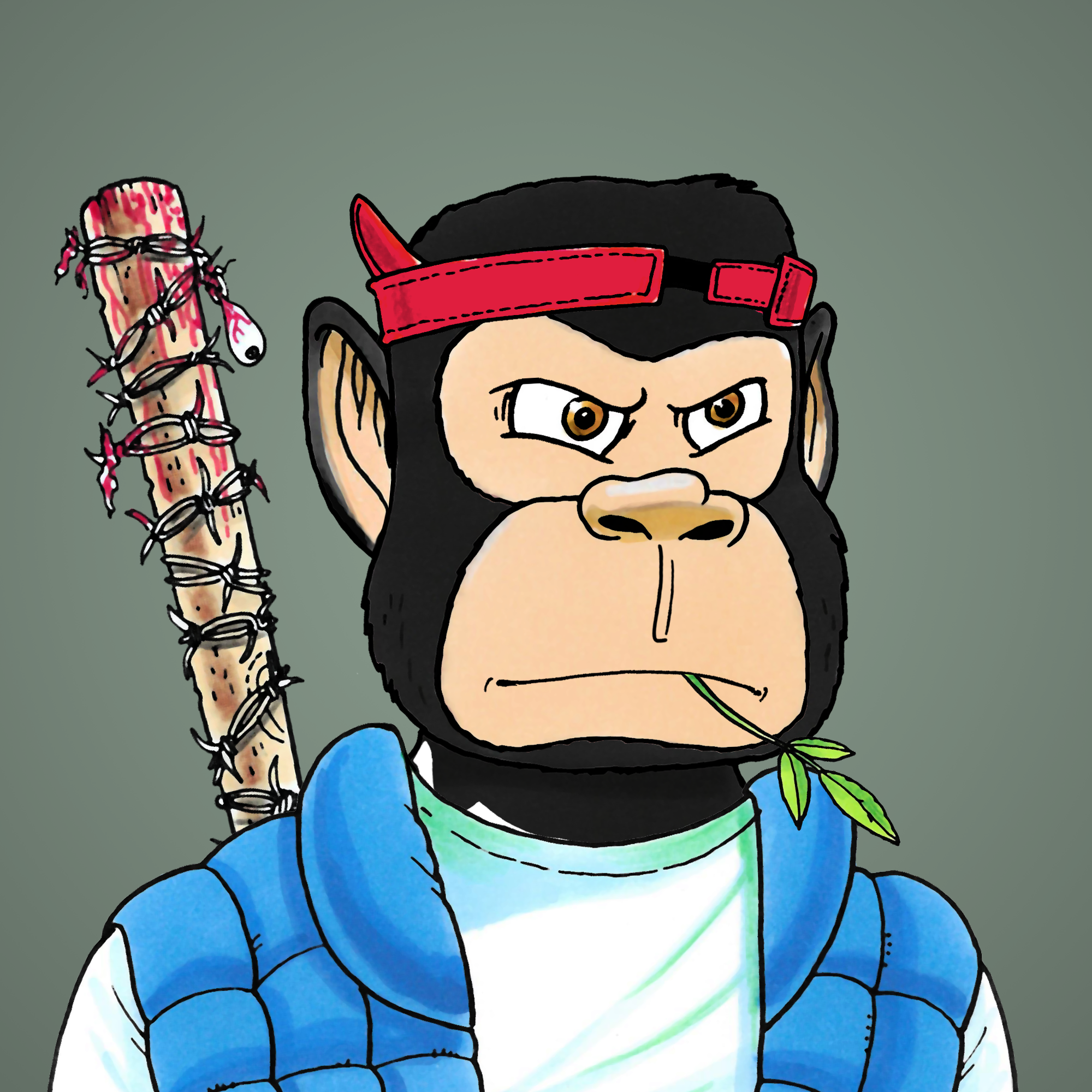 George Trosley - Jungle Freaks - Jungle Freak 4557 - NFT # 4557