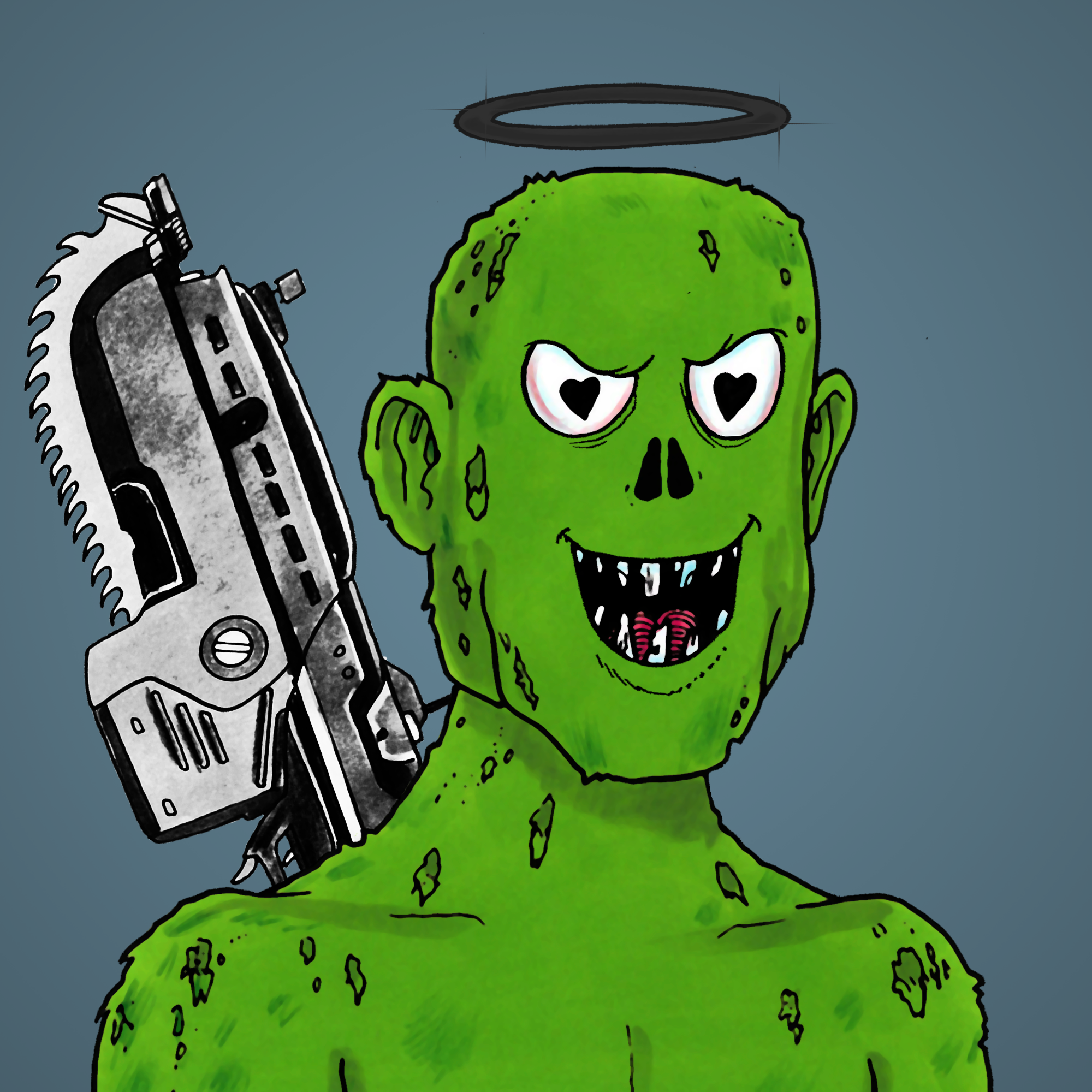 George Trosley - Jungle Freaks - Jungle Freak 4564 - NFT # 4564