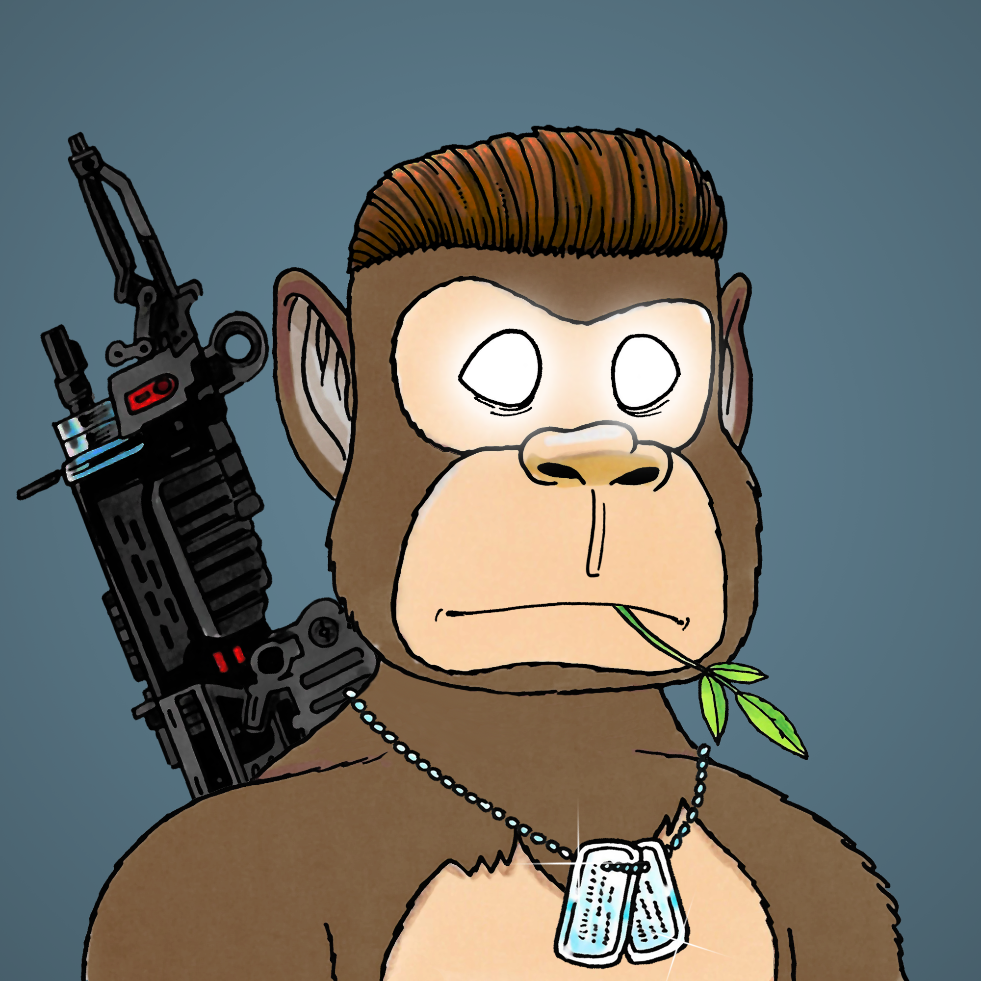 George Trosley - Jungle Freaks - Jungle Freak 4567 - NFT # 4567