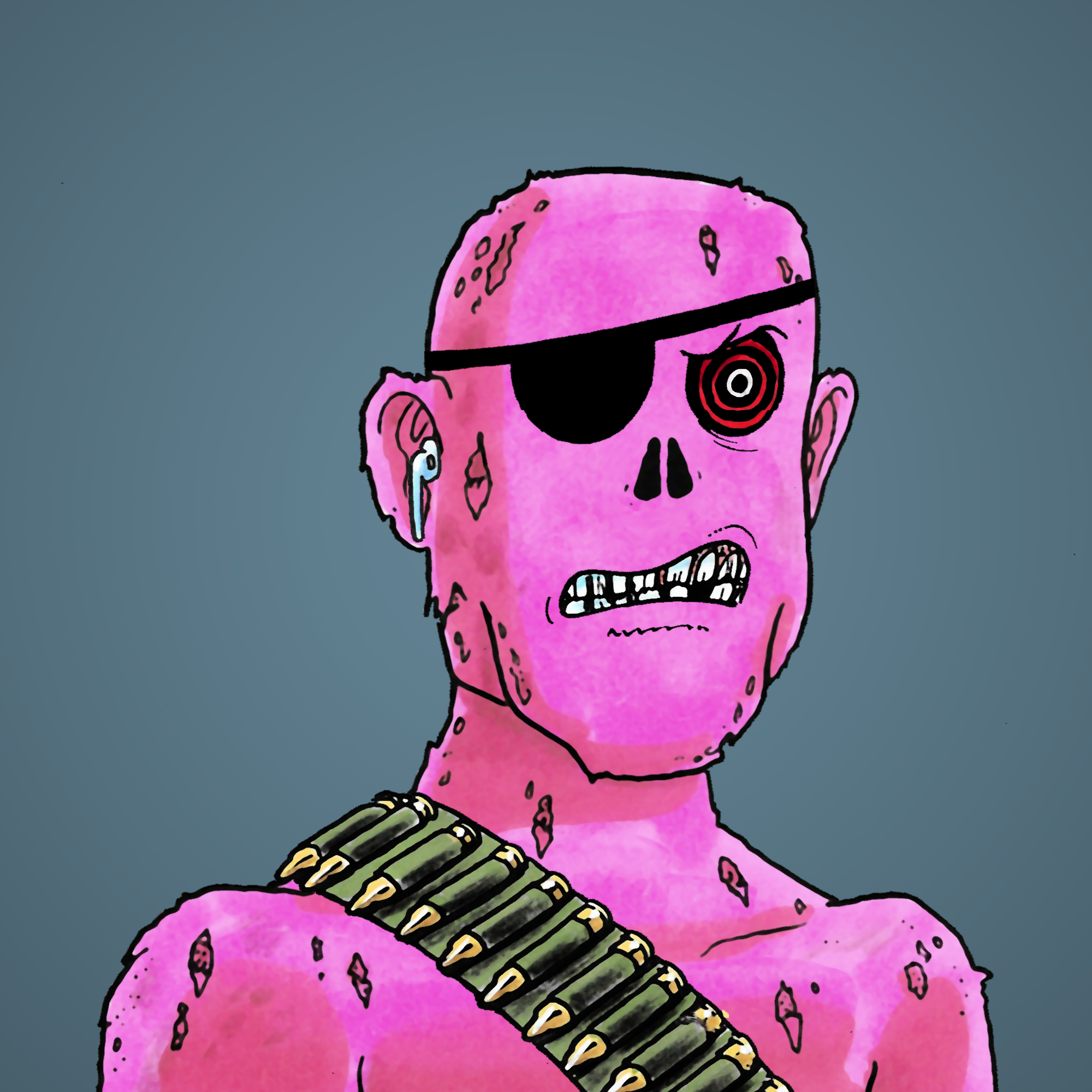 George Trosley - Jungle Freaks - Jungle Freak 4580 - NFT # 4580