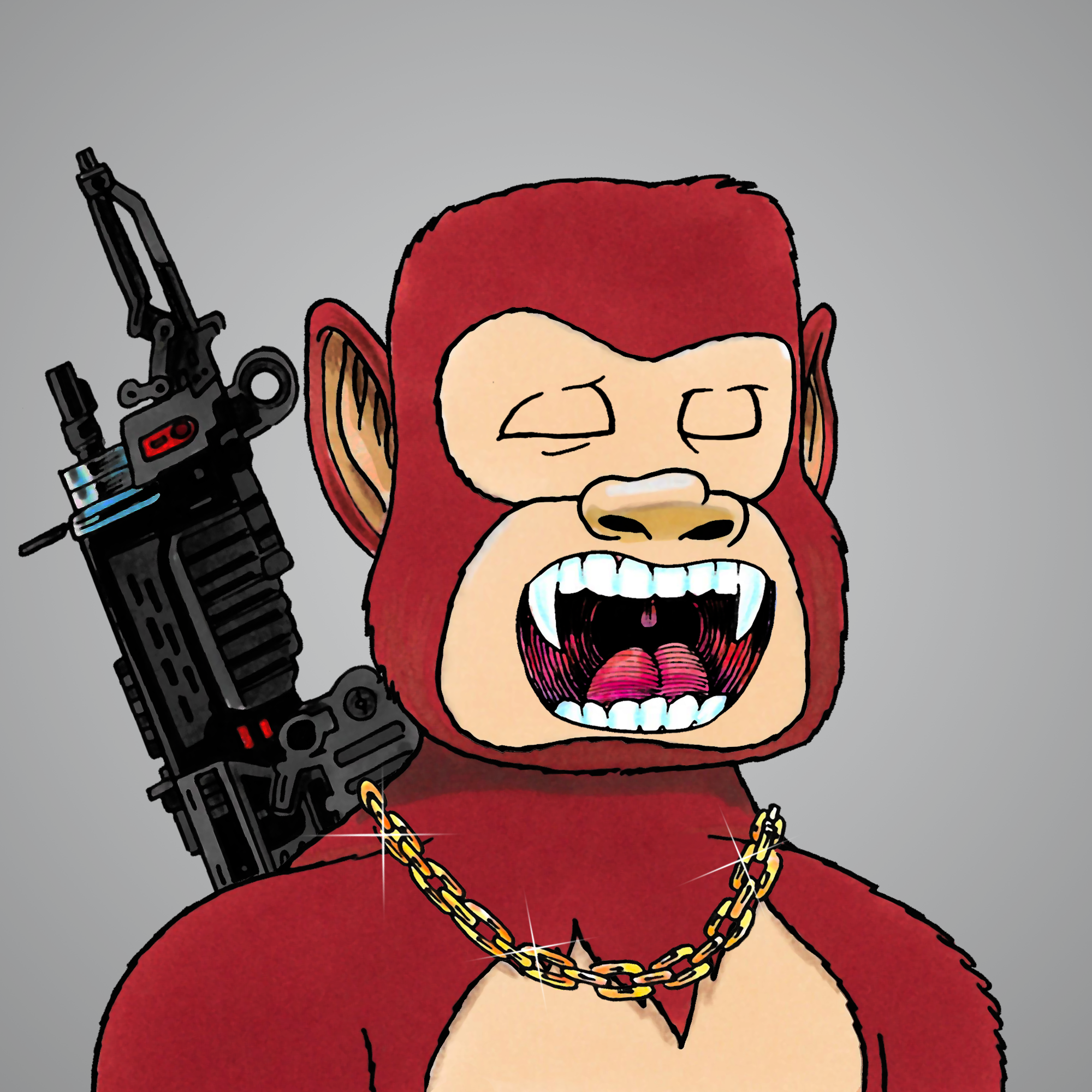 George Trosley - Jungle Freaks - Jungle Freak 4581 - NFT # 4581