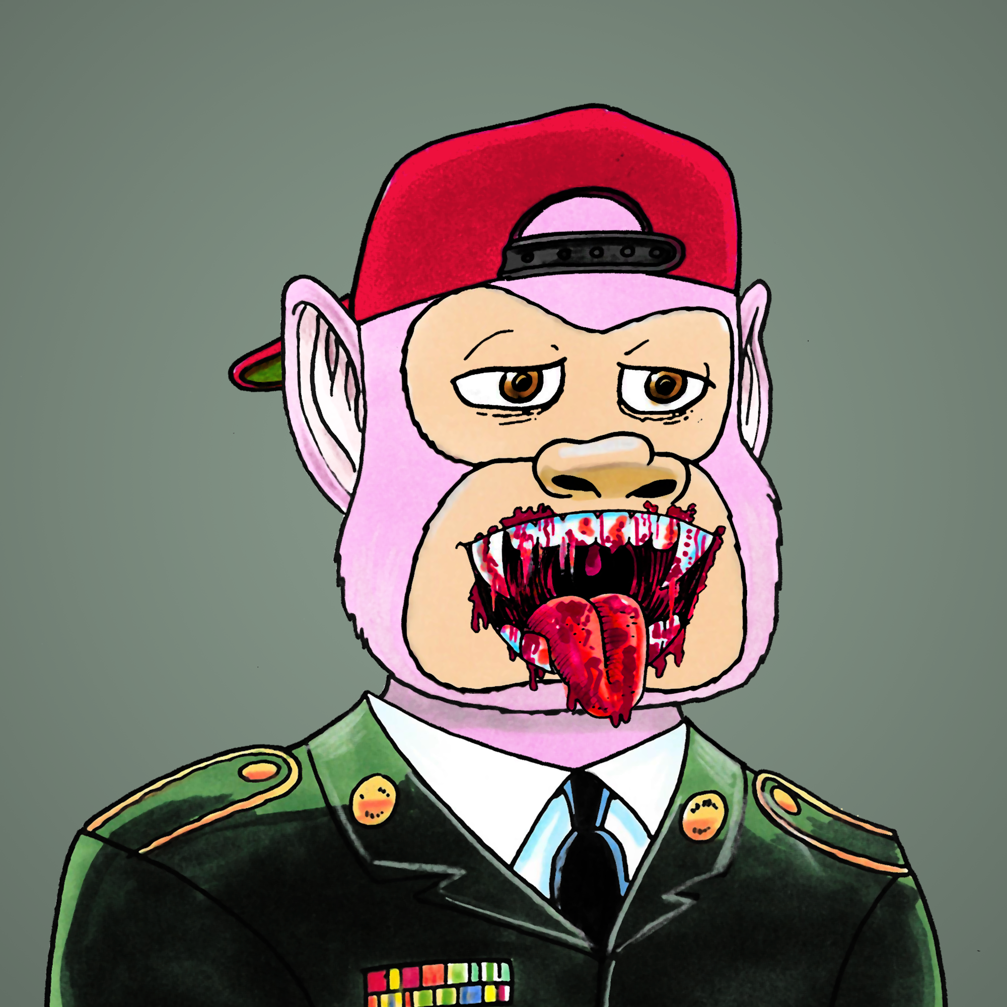 George Trosley - Jungle Freaks - Jungle Freak 4582 - NFT # 4582