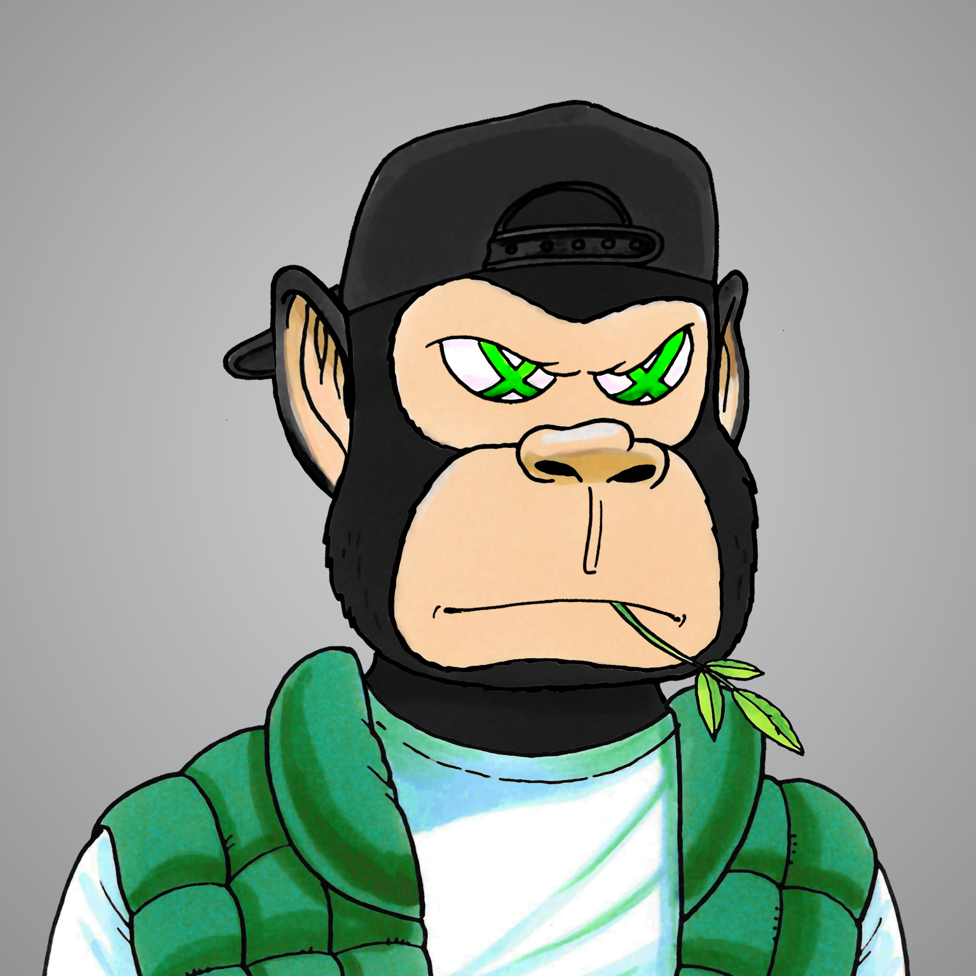 George Trosley - Jungle Freaks - Jungle Freak 4588 - NFT # 4588