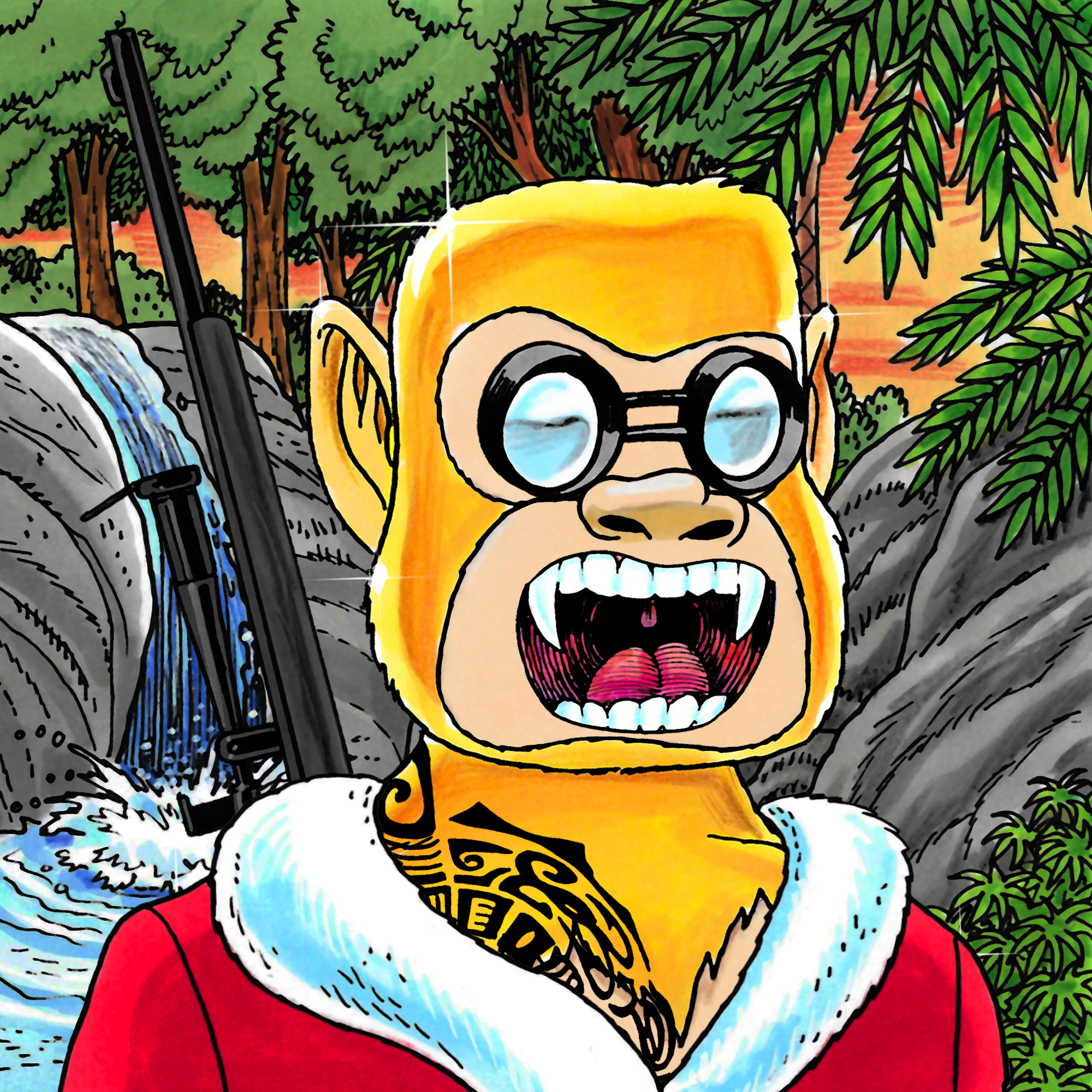 George Trosley - Jungle Freaks - Jungle Freak 4591 - NFT # 4591