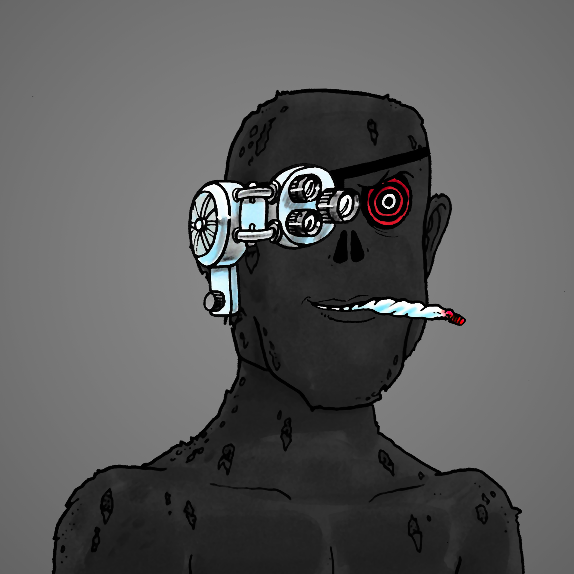 George Trosley - Jungle Freaks - Jungle Freak 4593 - NFT # 4593