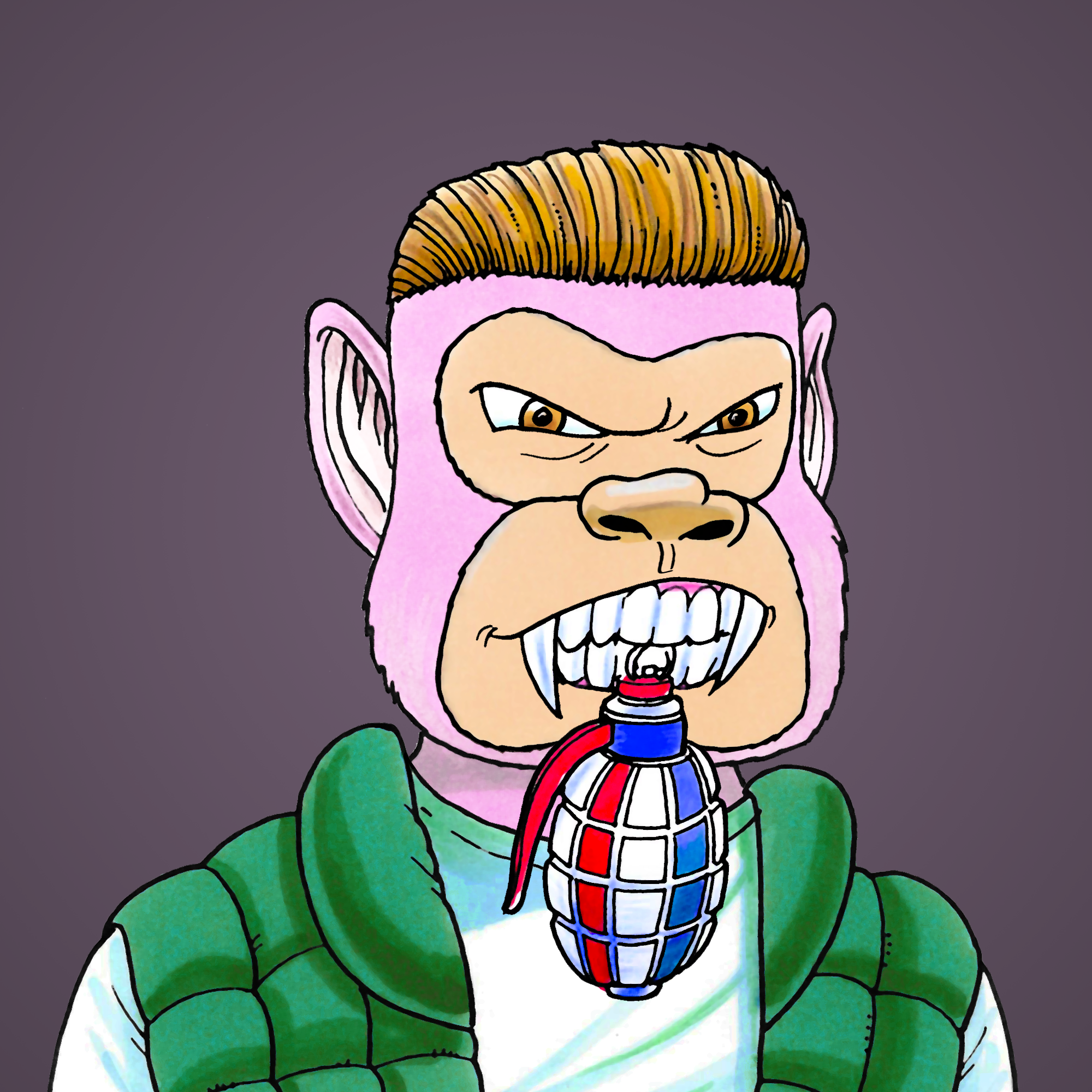 George Trosley - Jungle Freaks - Jungle Freak 4596 - NFT # 4596