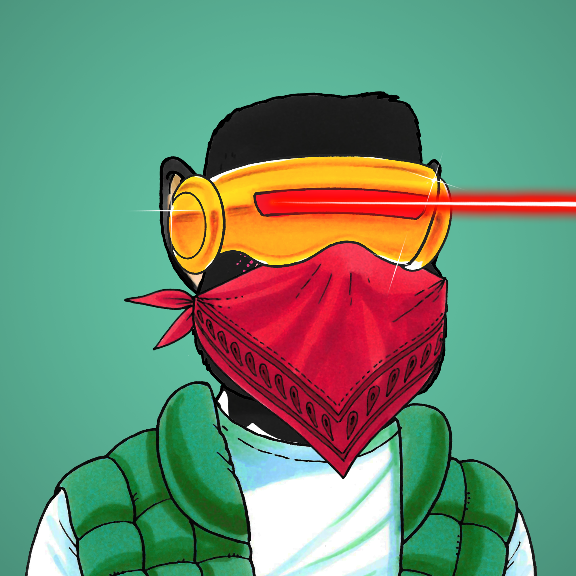 George Trosley - Jungle Freaks - Jungle Freak 4597 - NFT # 4597