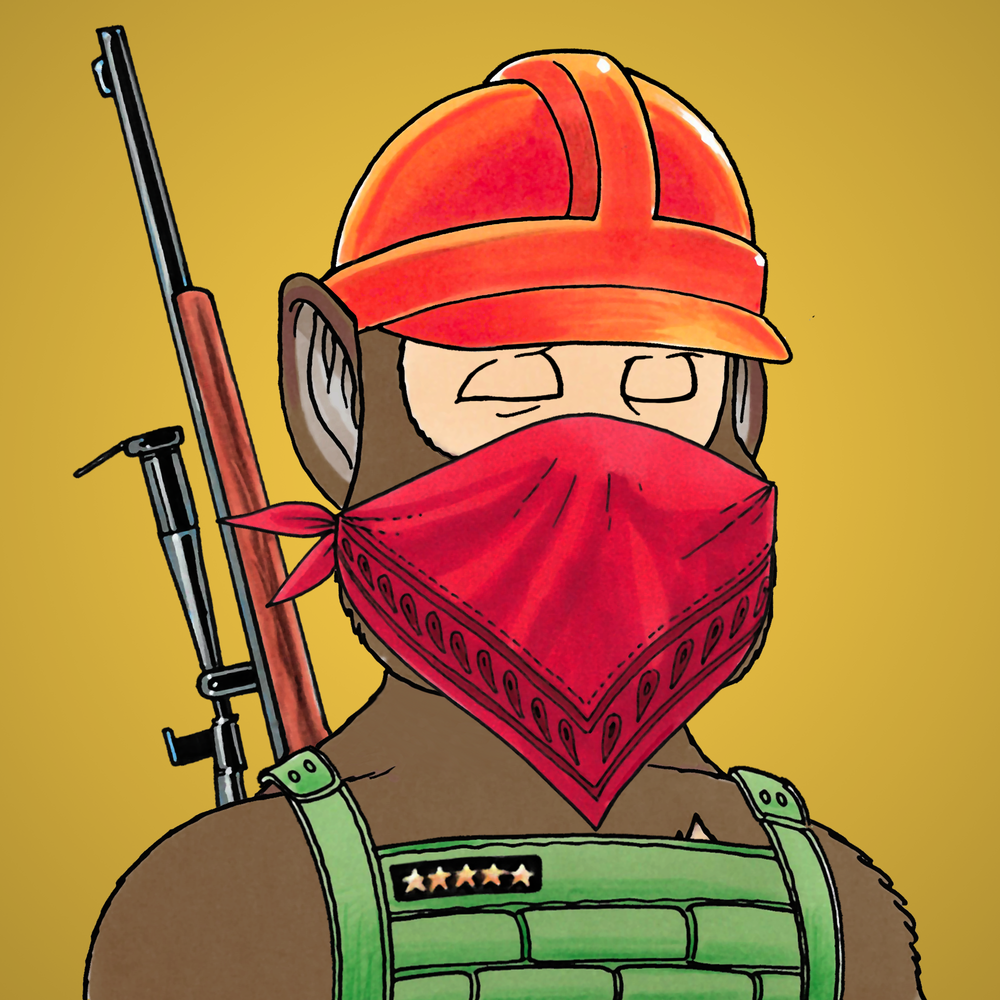 George Trosley - Jungle Freaks - Jungle Freak 4598 - NFT # 4598