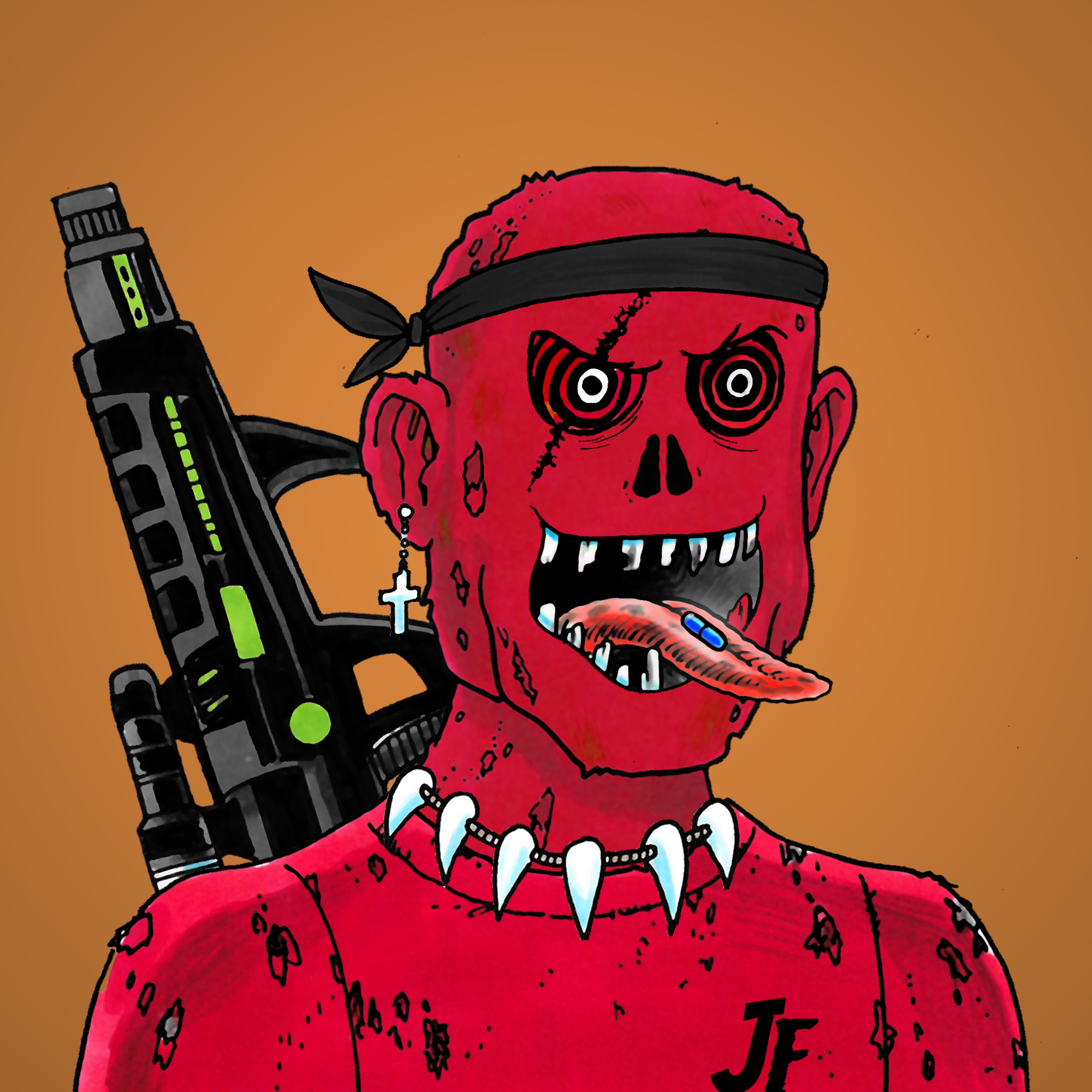 George Trosley - Jungle Freaks - Jungle Freak 46 - NFT # 46