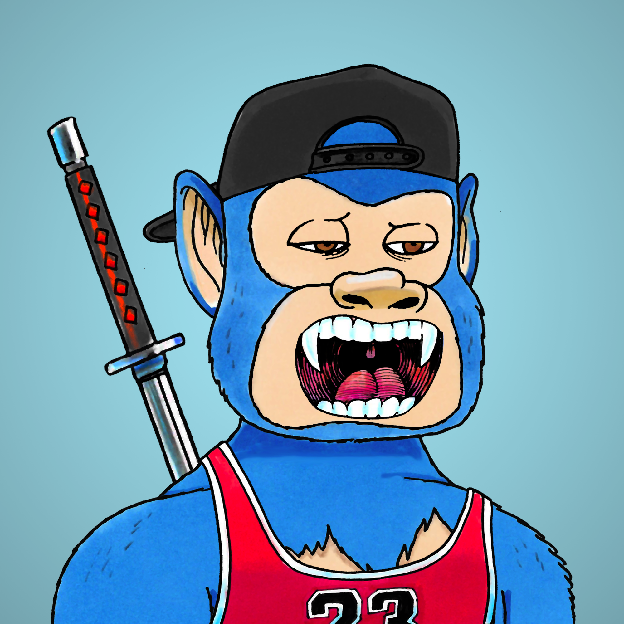 George Trosley - Jungle Freaks - Jungle Freak 4601 - NFT # 4601