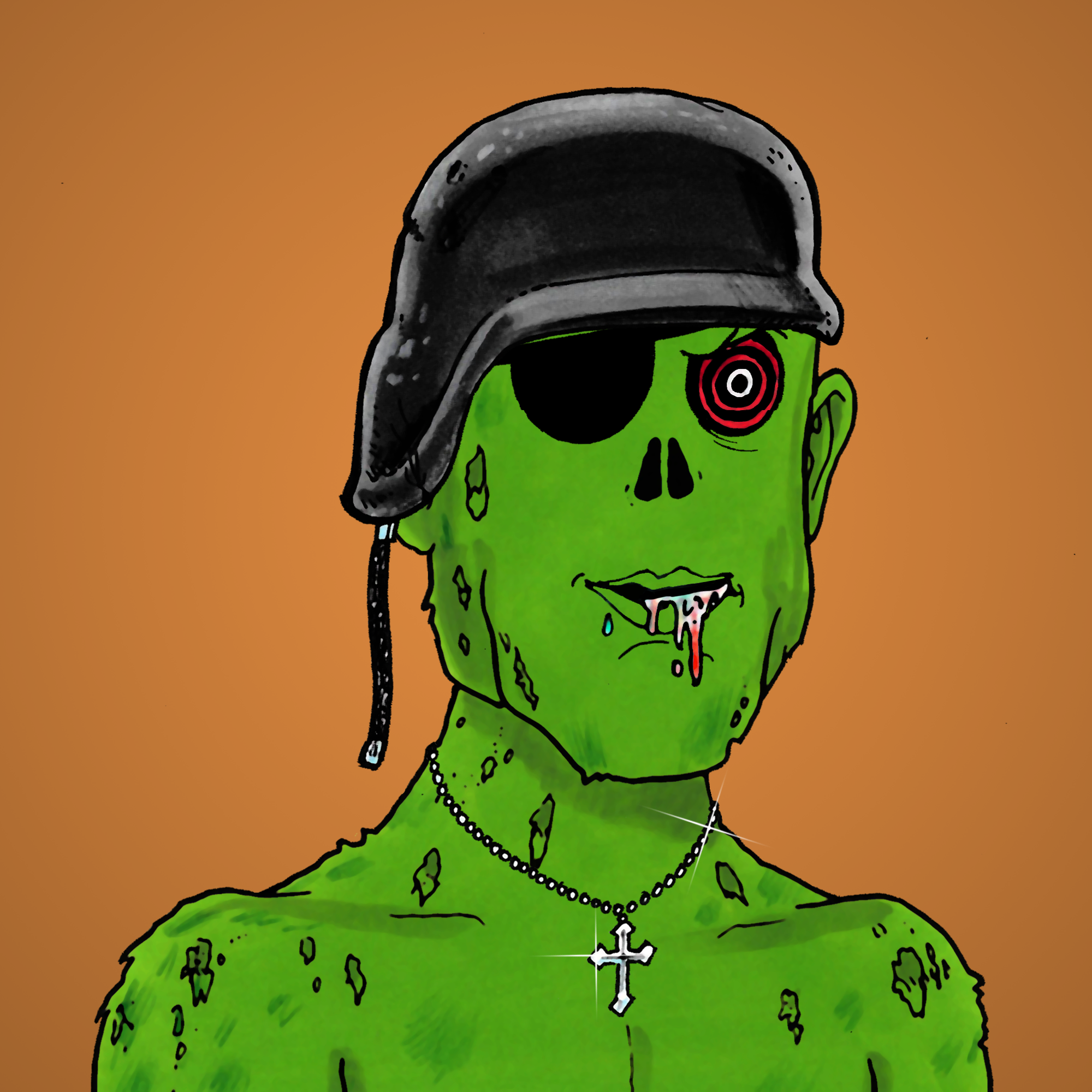 George Trosley - Jungle Freaks - Jungle Freak 4609 - NFT # 4609