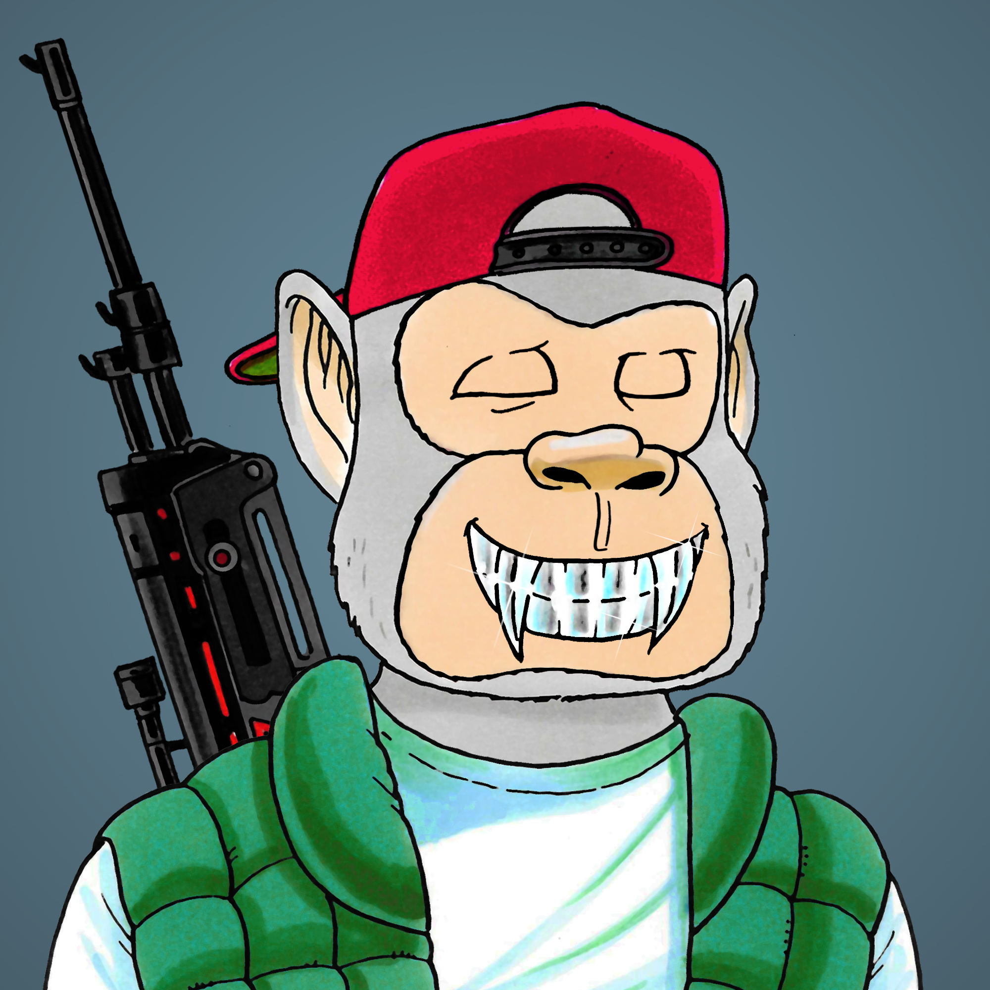 George Trosley - Jungle Freaks - Jungle Freak 4610 - NFT # 4610