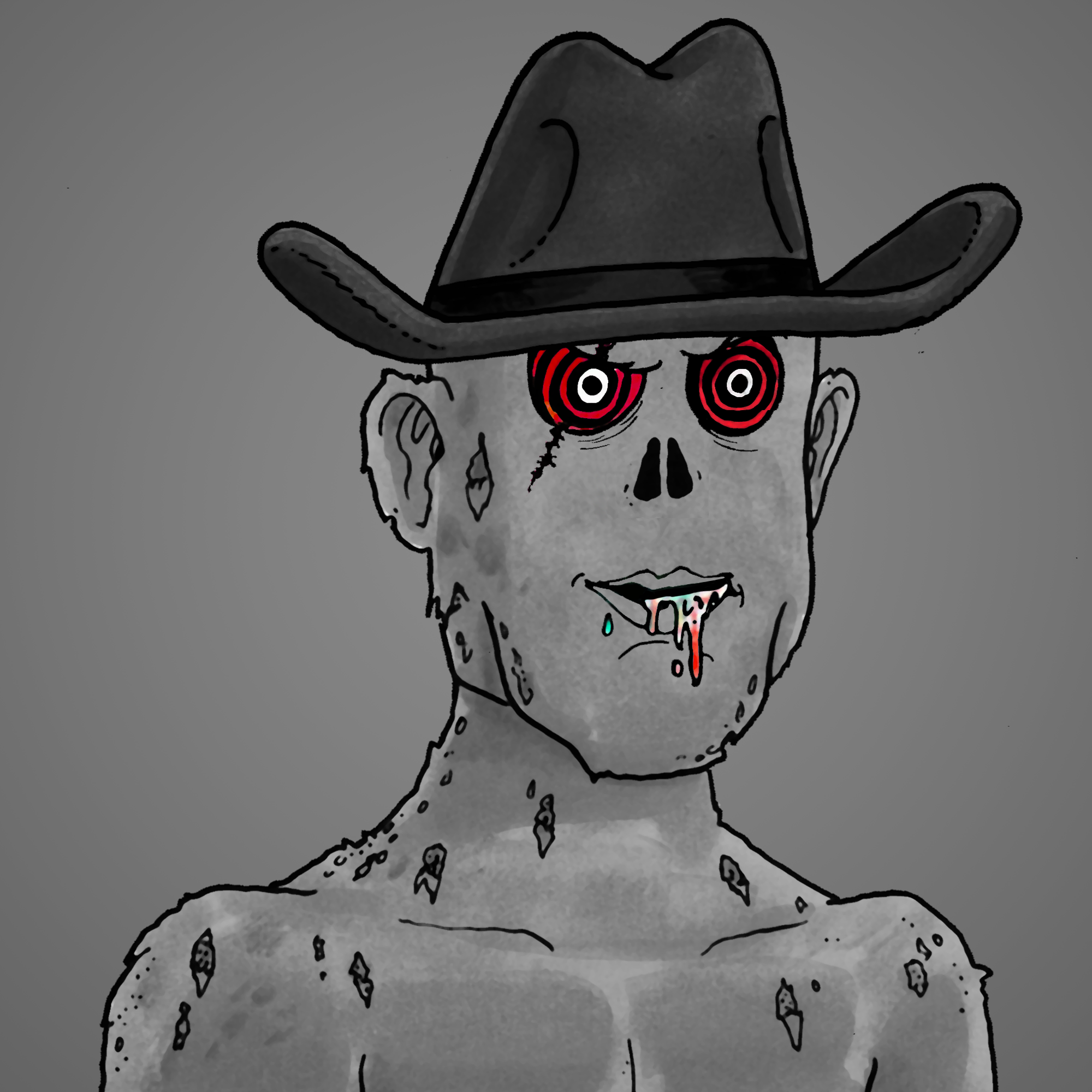 George Trosley - Jungle Freaks - Jungle Freak 4613 - NFT # 4613