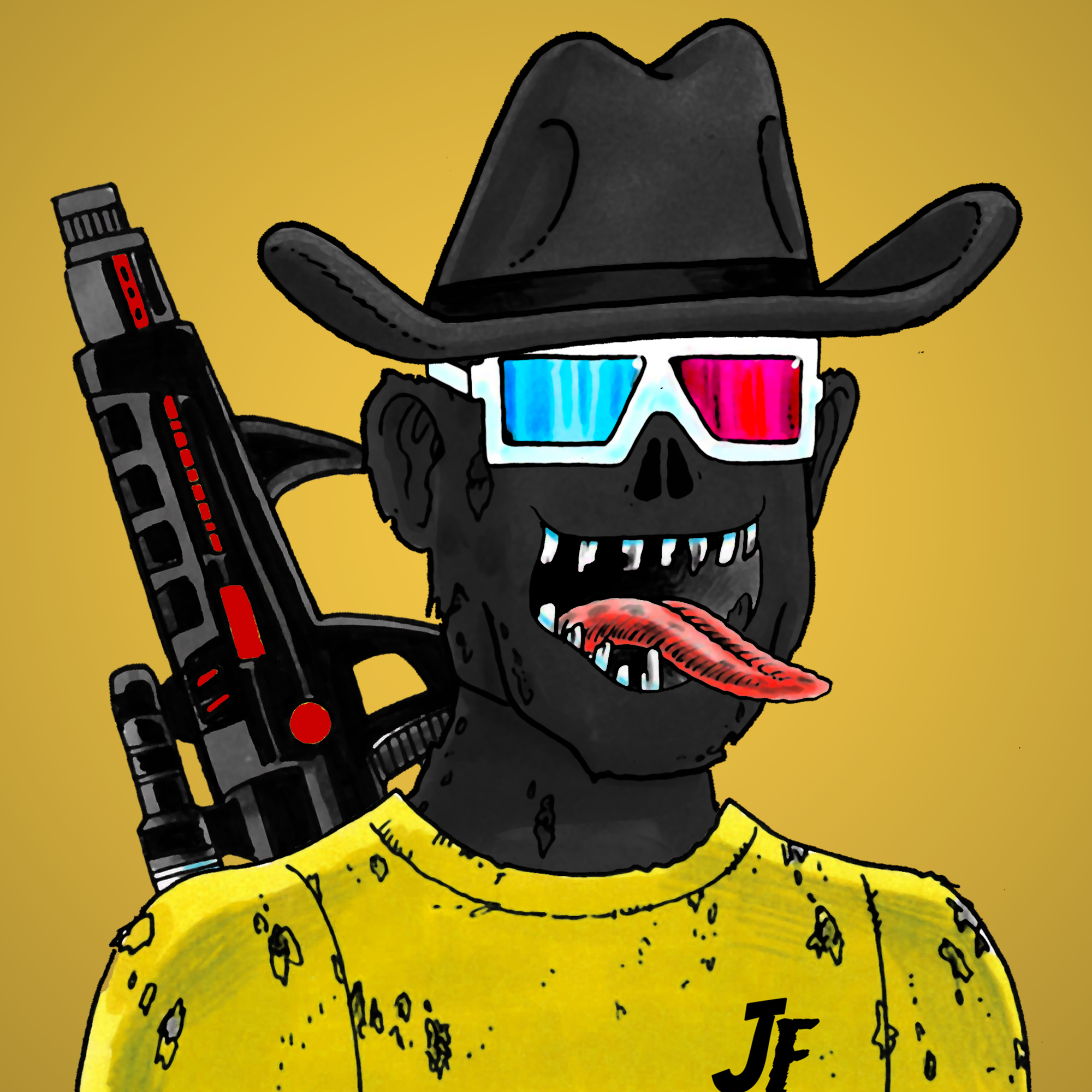 George Trosley - Jungle Freaks - Jungle Freak 4618 - NFT # 4618