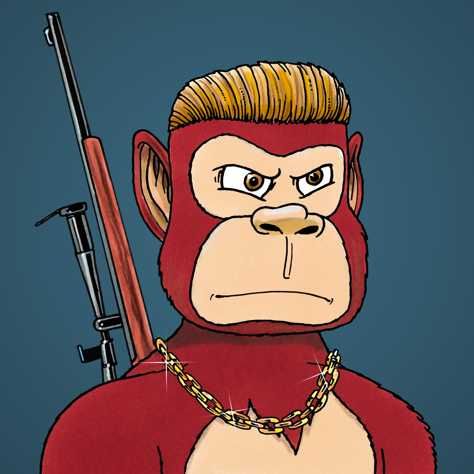 George Trosley - Jungle Freaks - Jungle Freak 4620 - NFT # 4620