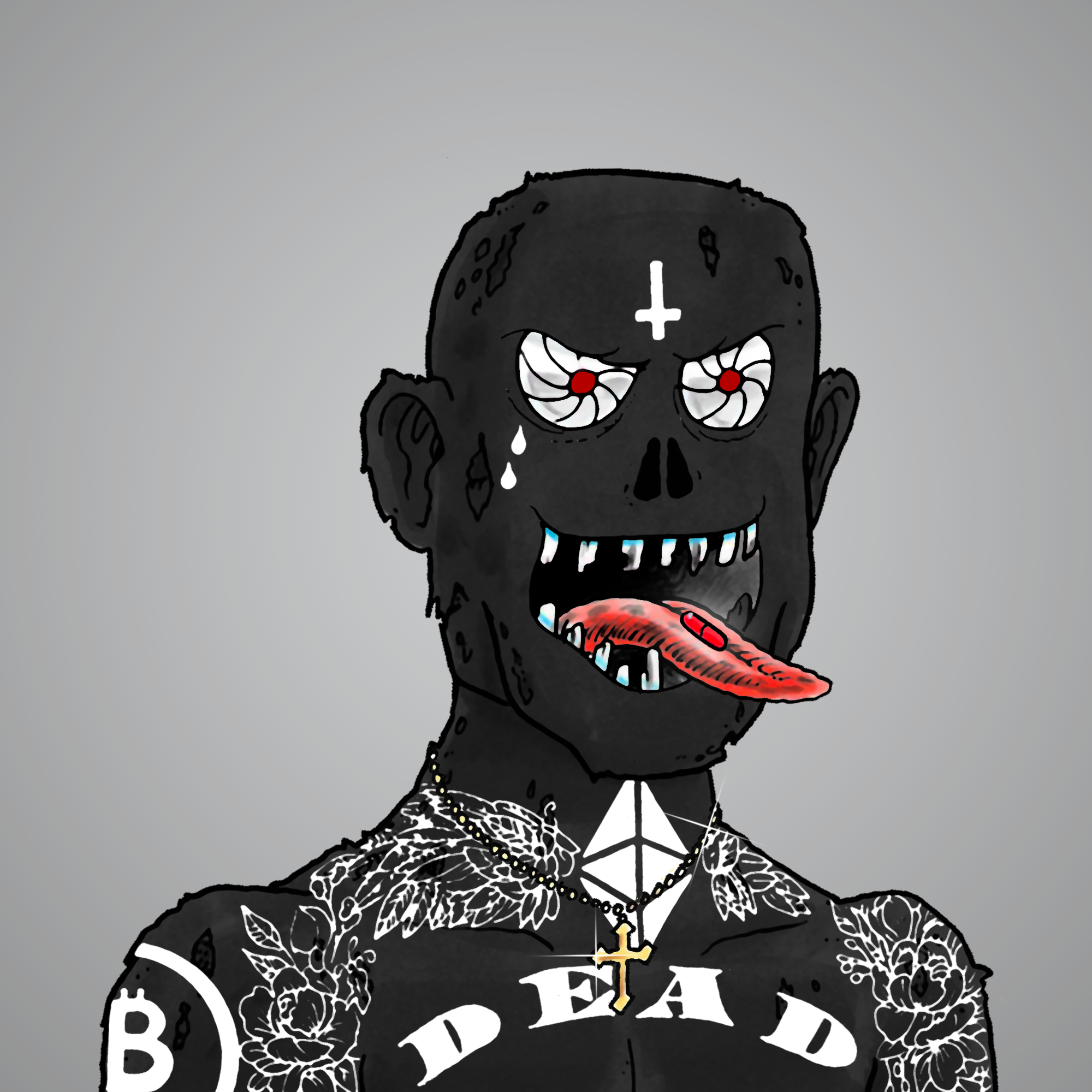 George Trosley - Jungle Freaks - Jungle Freak 4628 - NFT # 4628