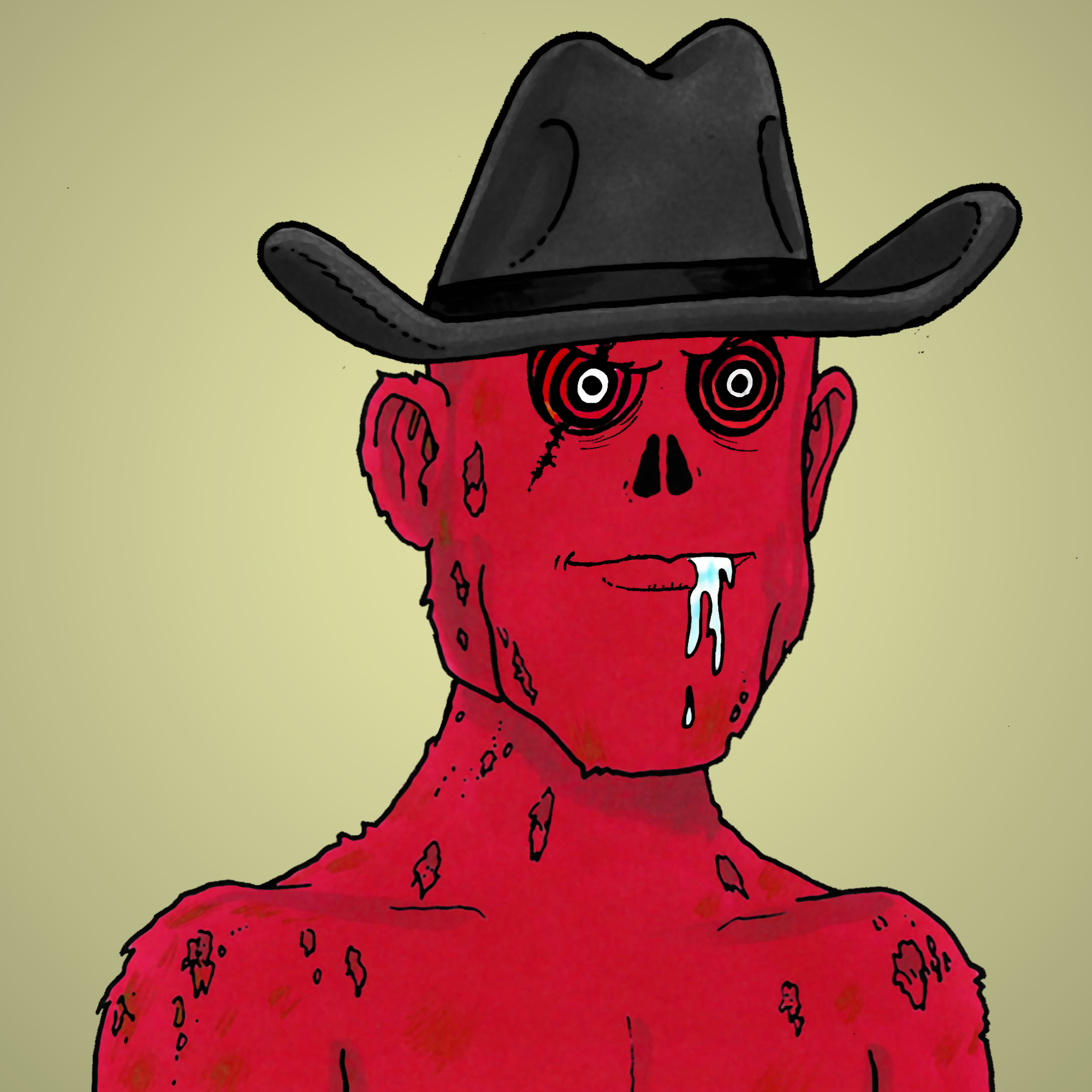 George Trosley - Jungle Freaks - Jungle Freak 4638 - NFT # 4638