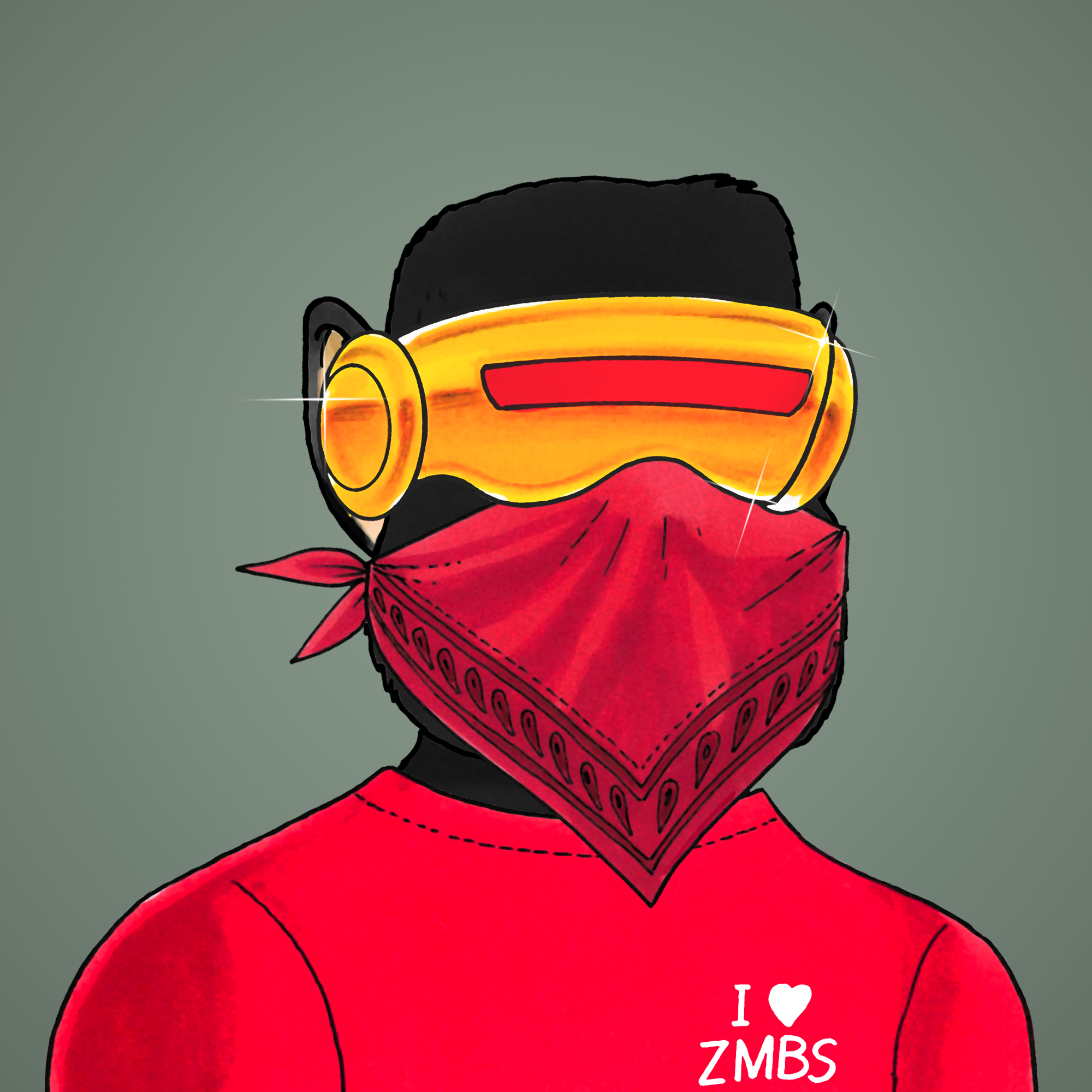 George Trosley - Jungle Freaks - Jungle Freak 4641 - NFT # 4641