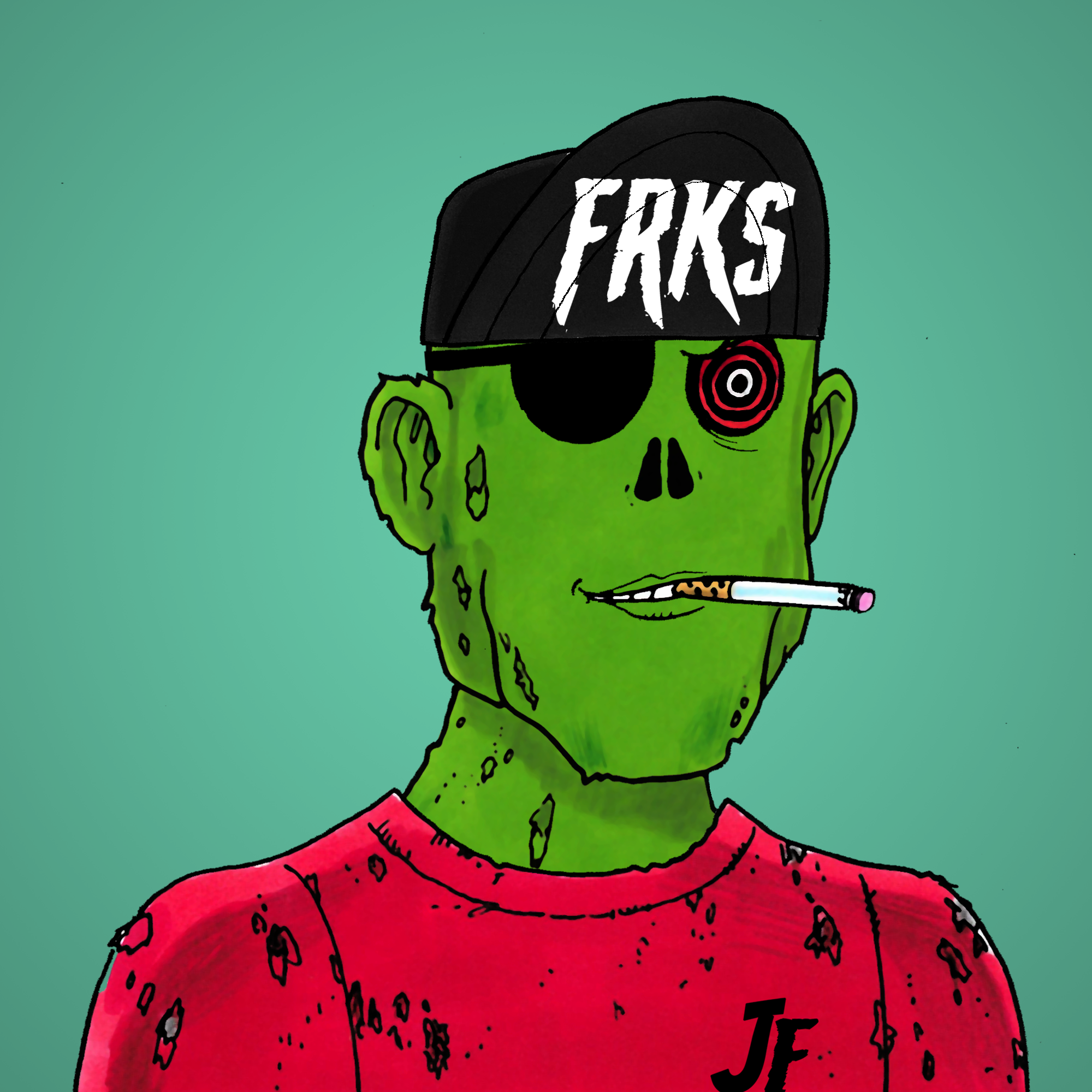 George Trosley - Jungle Freaks - Jungle Freak 4642 - NFT # 4642