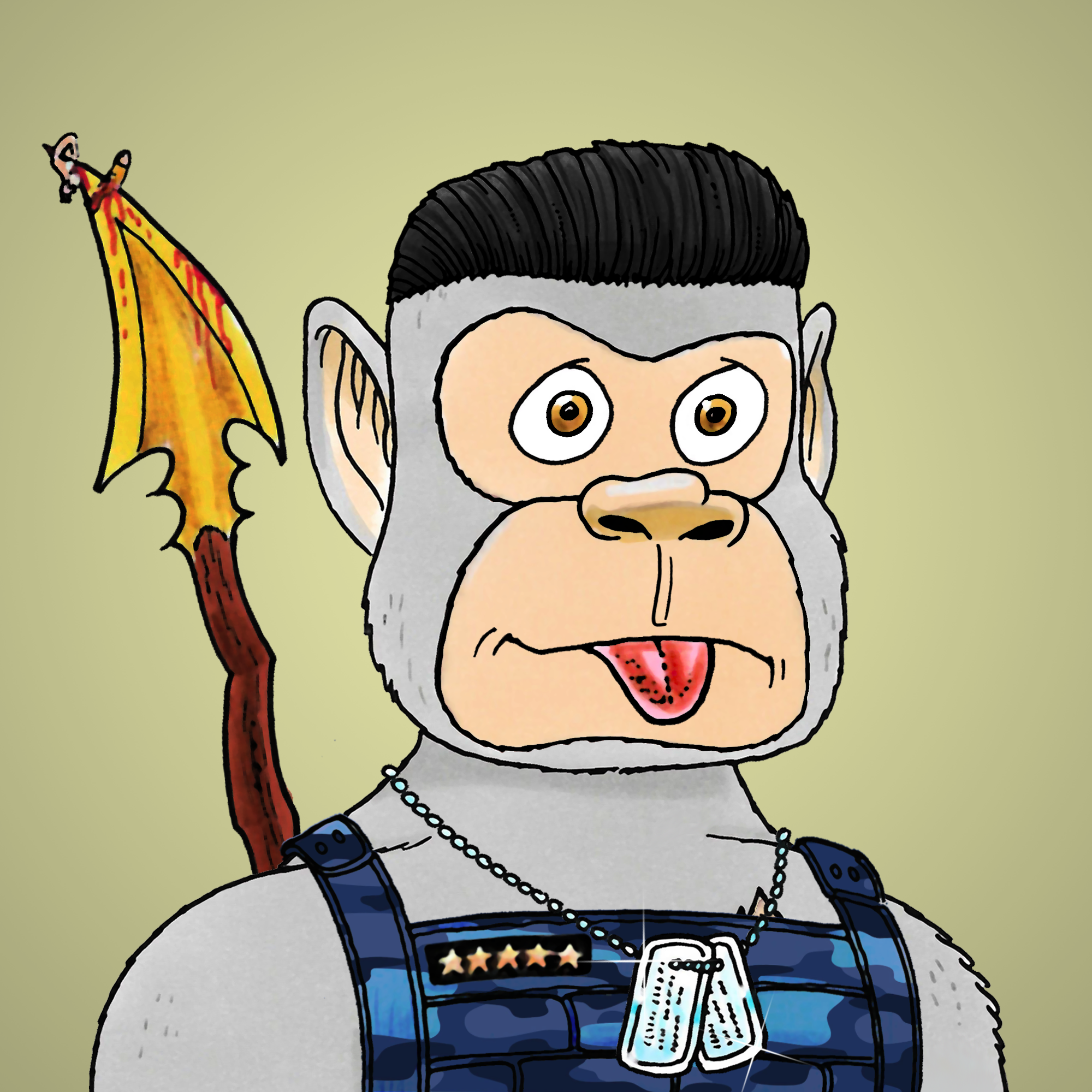 George Trosley - Jungle Freaks - Jungle Freak 4644 - NFT # 4644