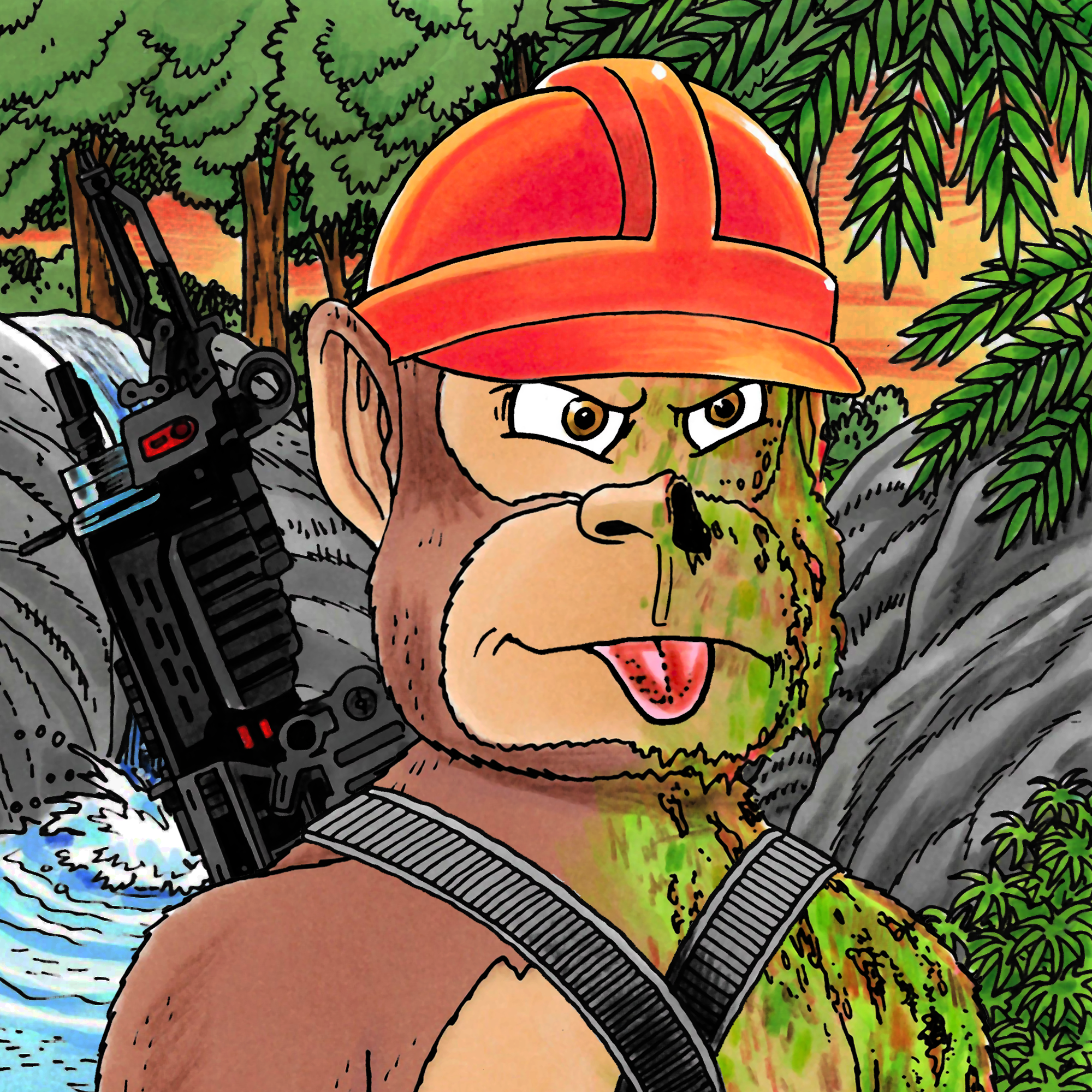 George Trosley - Jungle Freaks - Jungle Freak 4649 - NFT # 4649