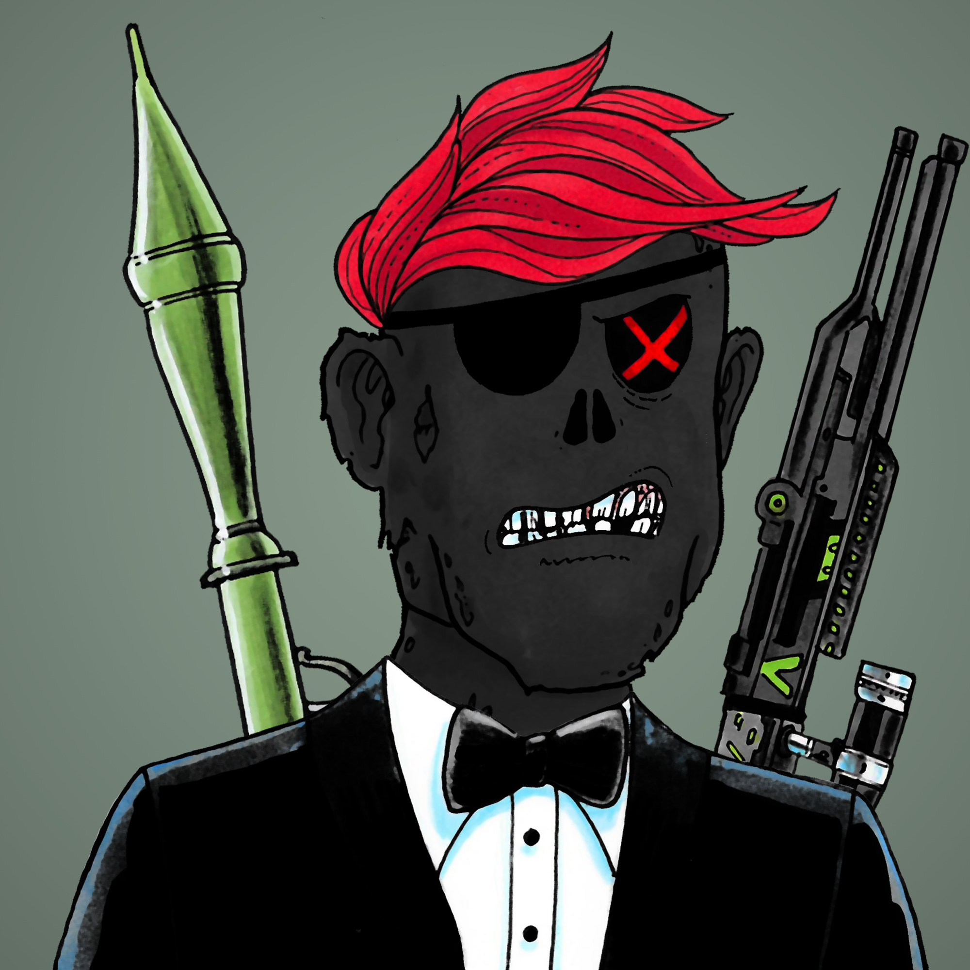 George Trosley - Jungle Freaks - Jungle Freak 4650 - NFT # 4650