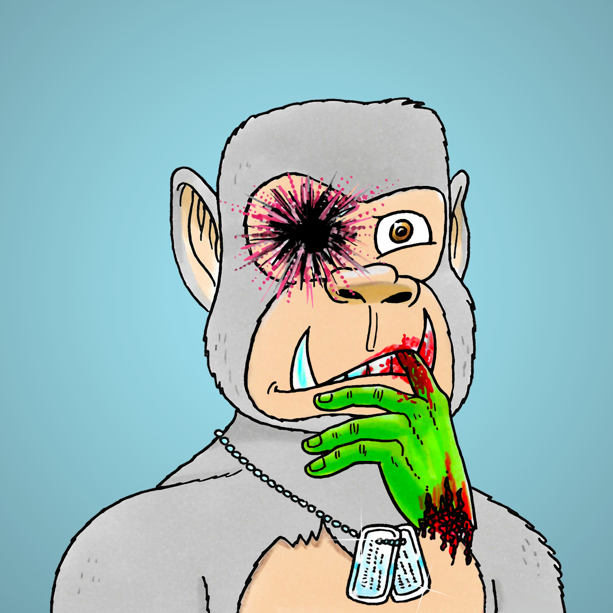 George Trosley - Jungle Freaks - Jungle Freak 4651 - NFT # 4651