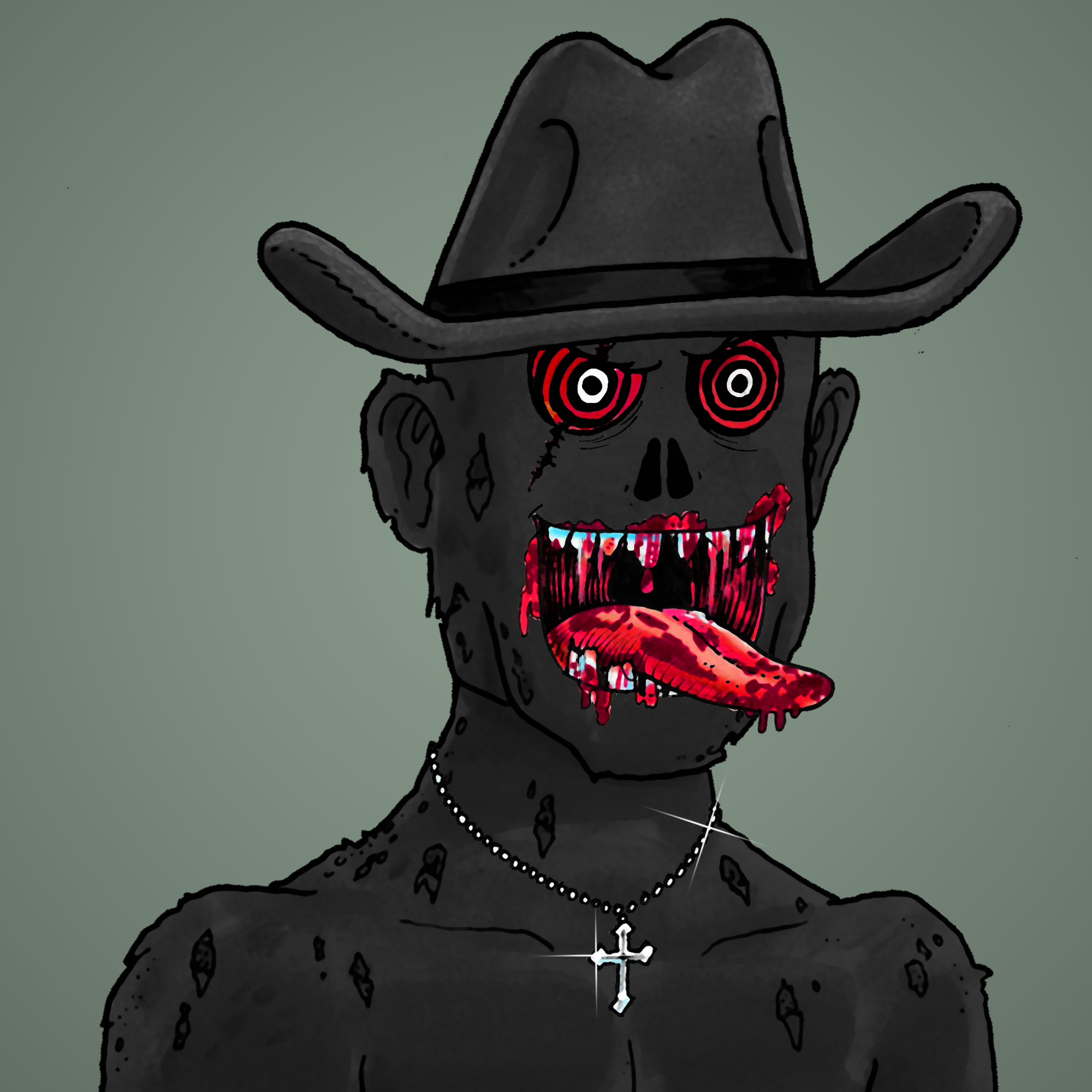 George Trosley - Jungle Freaks - Jungle Freak 4652 - NFT # 4652