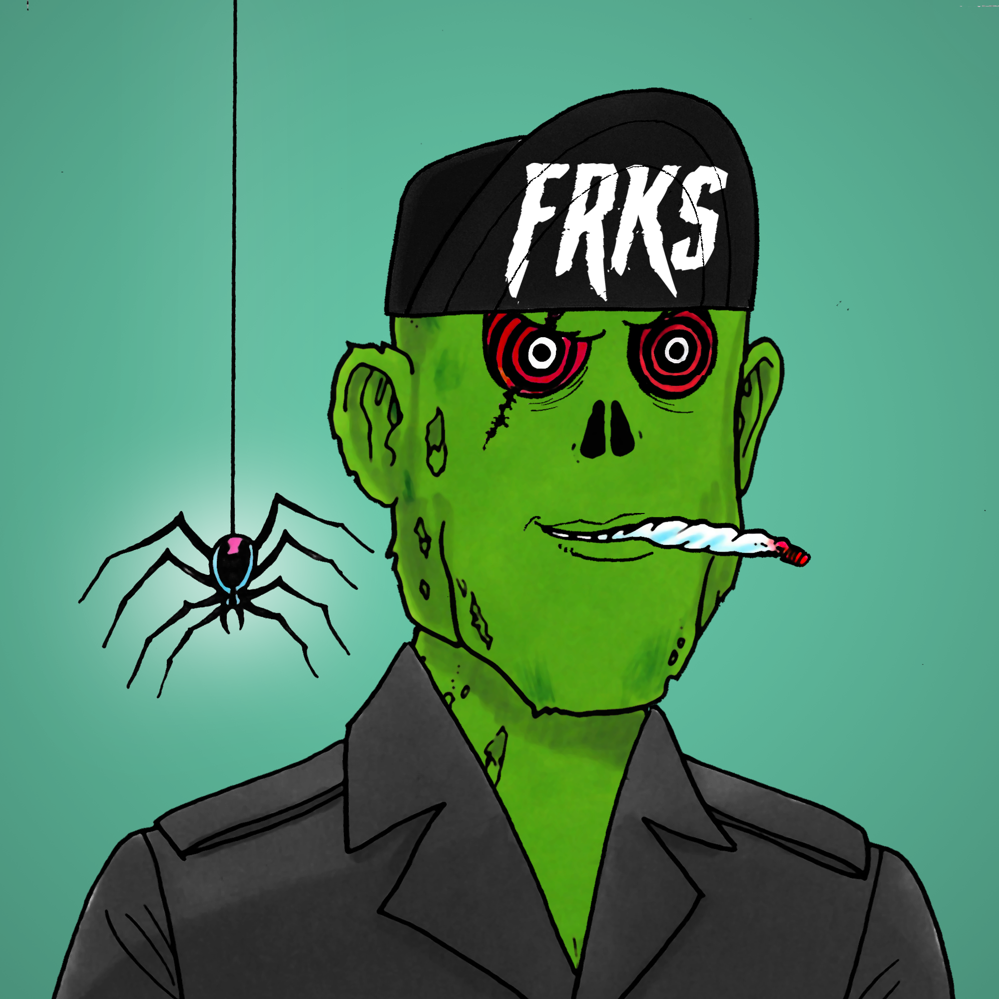 George Trosley - Jungle Freaks - Jungle Freak 4655 - NFT # 4655