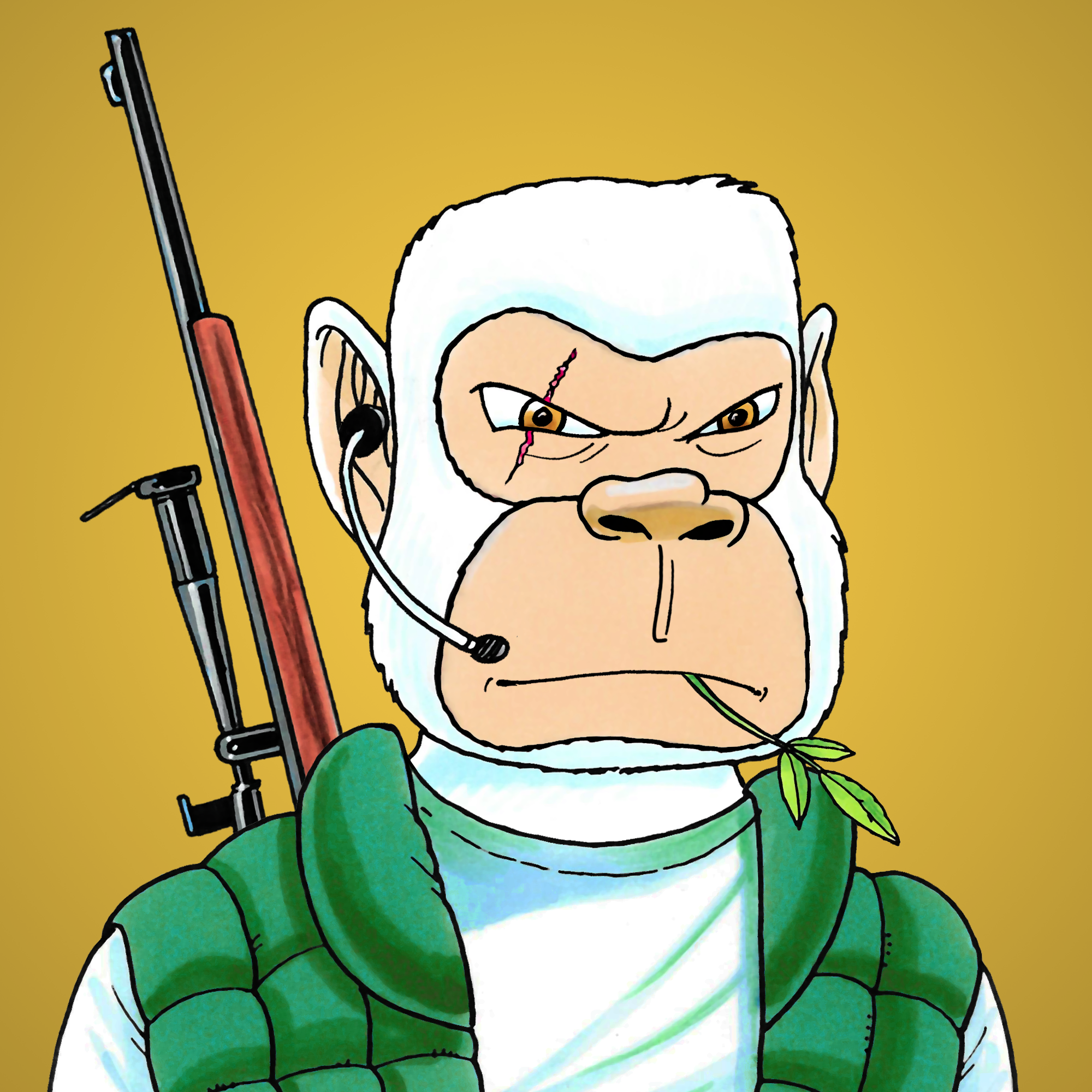 George Trosley - Jungle Freaks - Jungle Freak 4659 - NFT # 4659