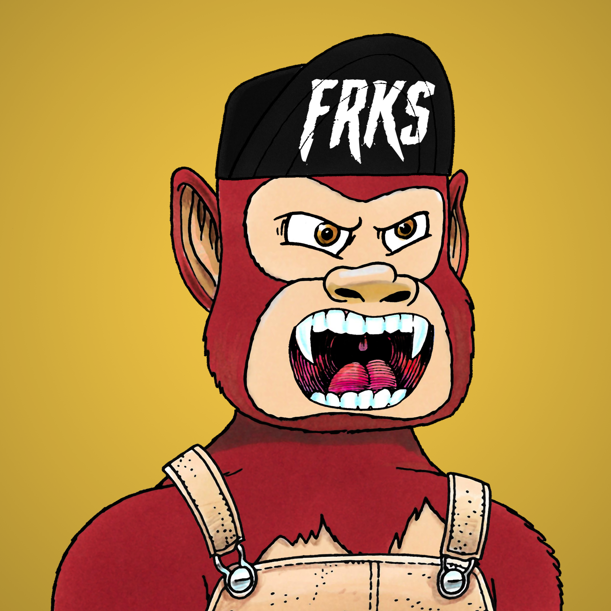 George Trosley - Jungle Freaks - Jungle Freak 4662 - NFT # 4662