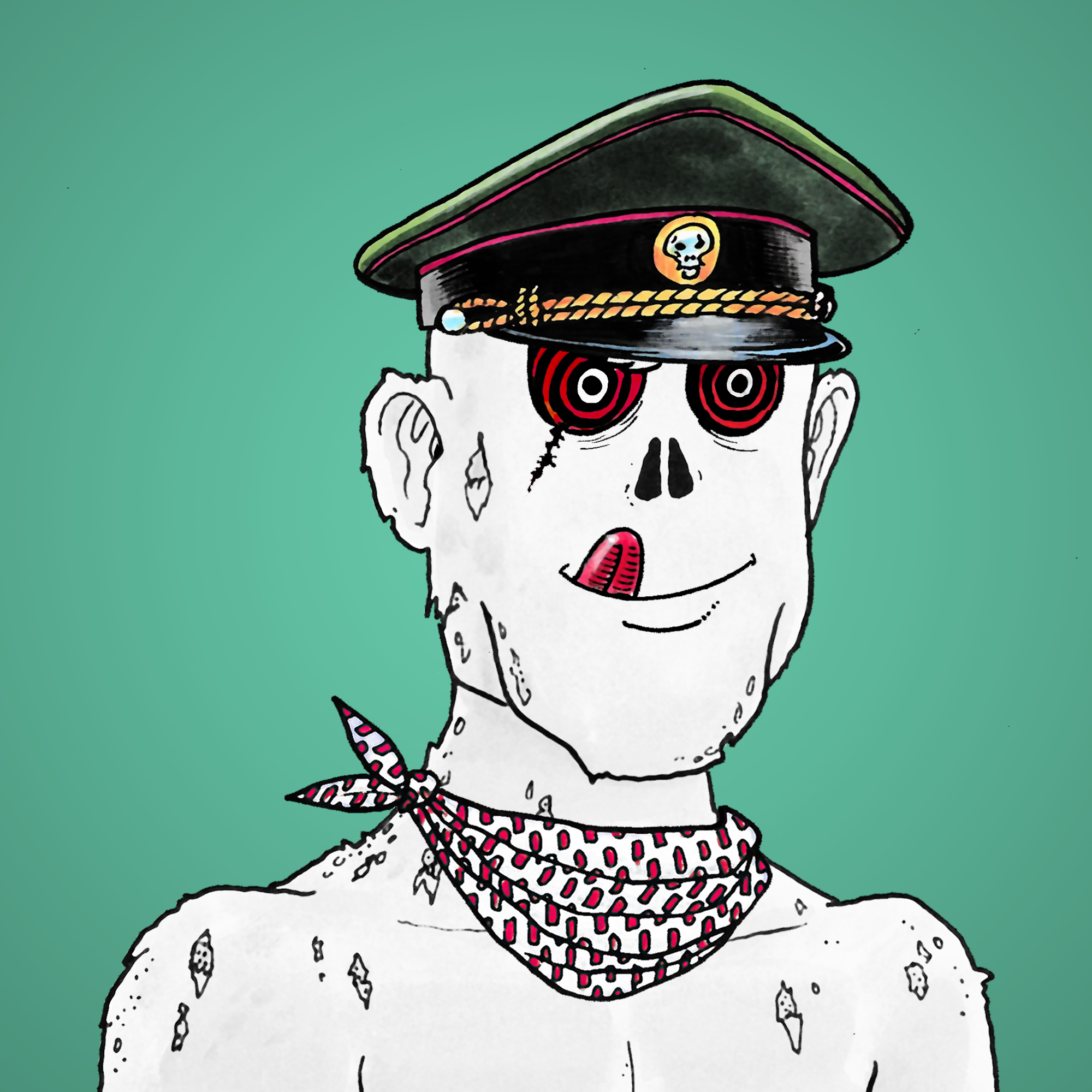 George Trosley - Jungle Freaks - Jungle Freak 4666 - NFT # 4666